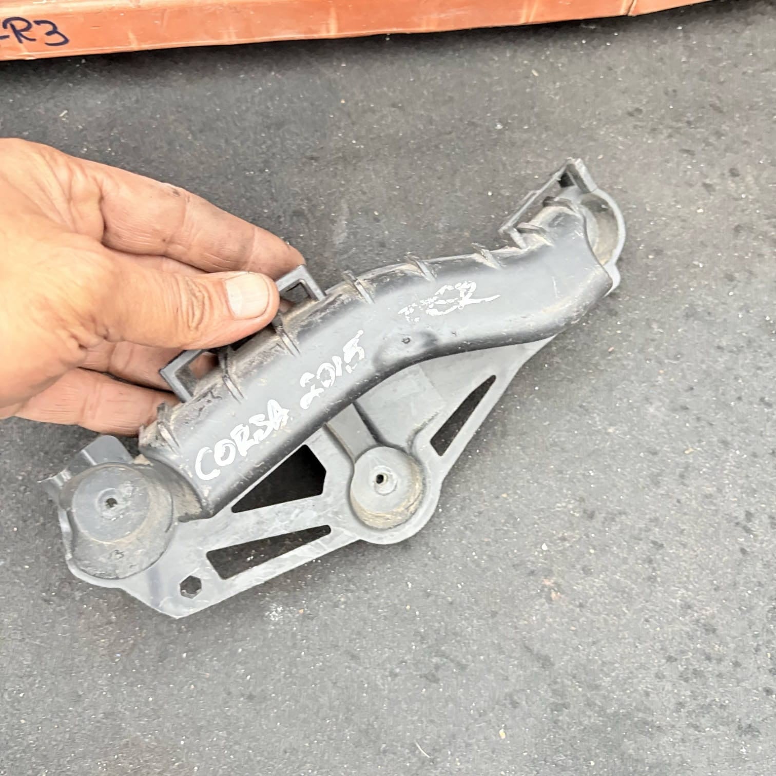 Vauxhall Opel Corsa E 2015-2019 Rear Right Inner Bumper Guide Bracket 13399580
