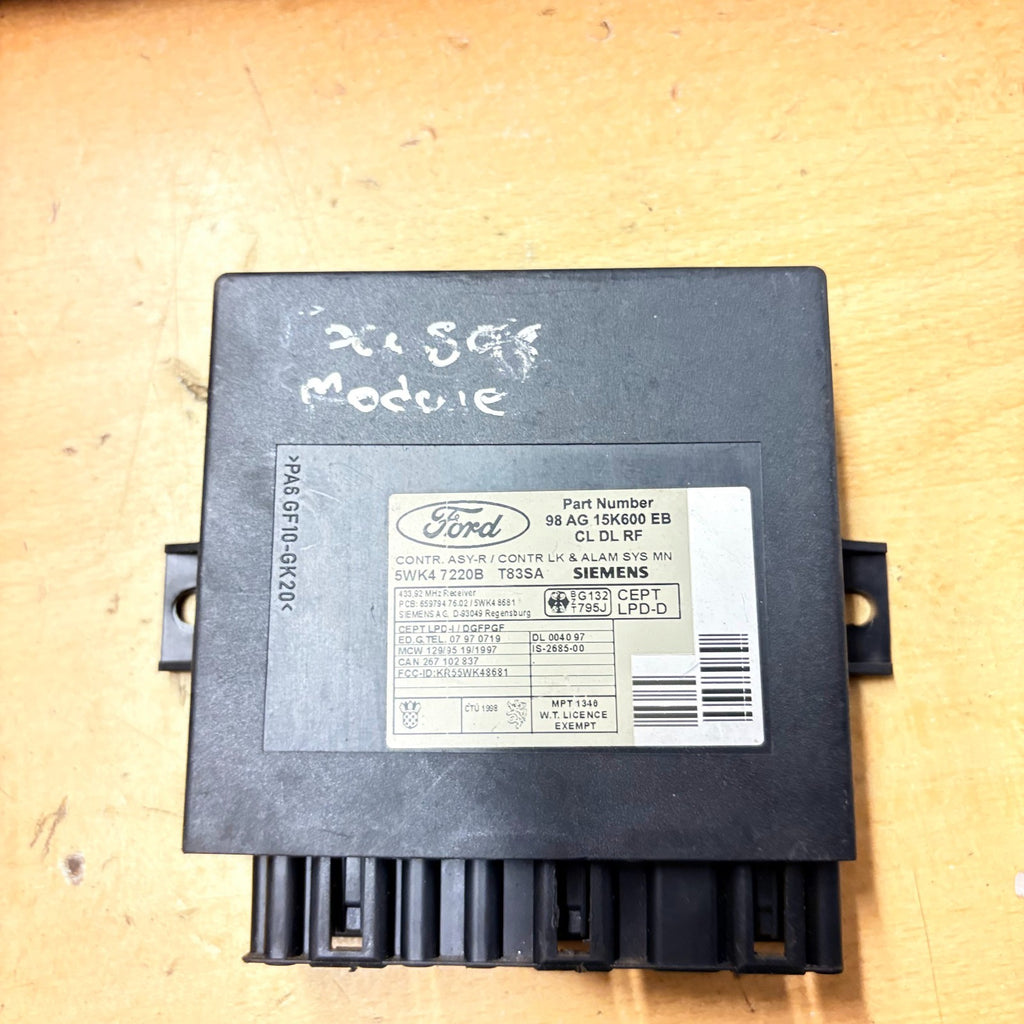 FORD FOCUS CONTROL ASY LOCK AND ALARM ECU 98AG15K600EB