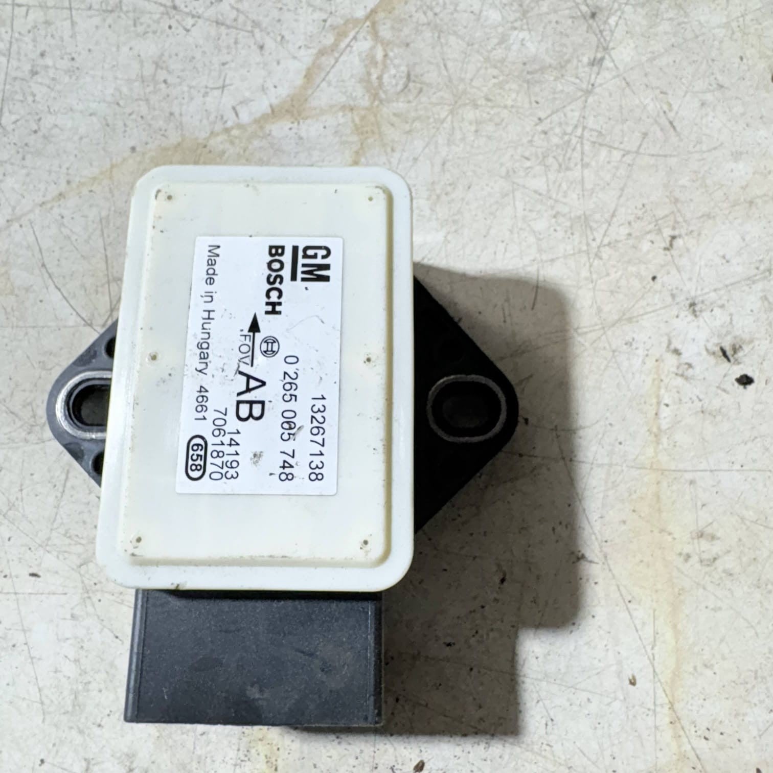 Vauxhall Meriva B 2014 Yaw Rate Sensor 13267138/0265005748