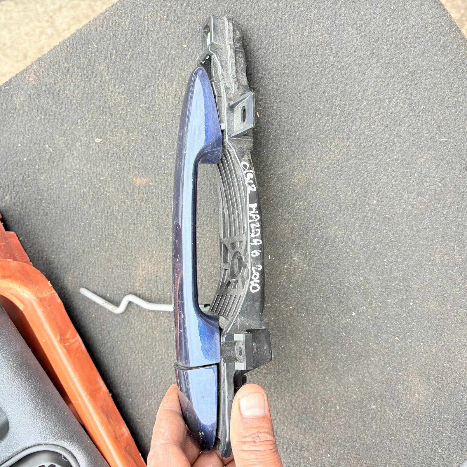 MAZDA 6 GH 2008-2012 REAR RIGHT OUTER DOOR HANDLE OSR EXTERNAL PAINTED