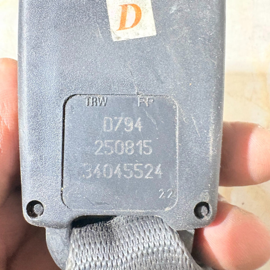 FIAT 500 312 2016-2026 3DR Rear Right OSR Seat Belt Buckle Stalk 34045524