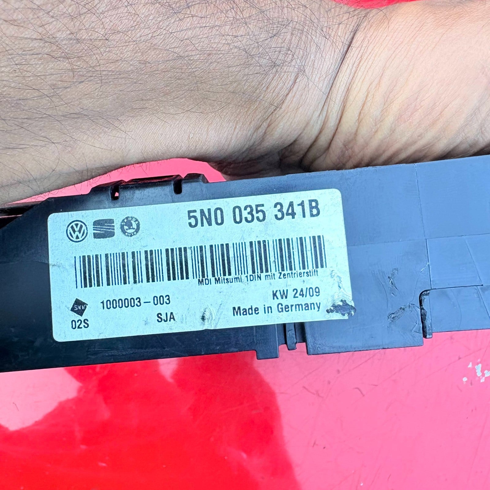 VW SCIROCCO MULTIMEDIA INTERFACE MODULE 5N0 035 341B