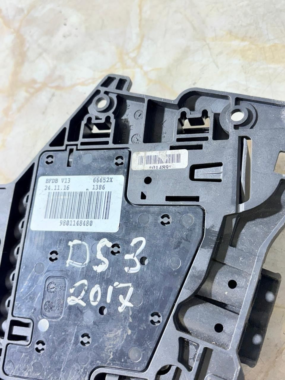 2017 CITROEN DS3 Diesel Mk1 Battery Fuse Box Module 9801148480 66652X