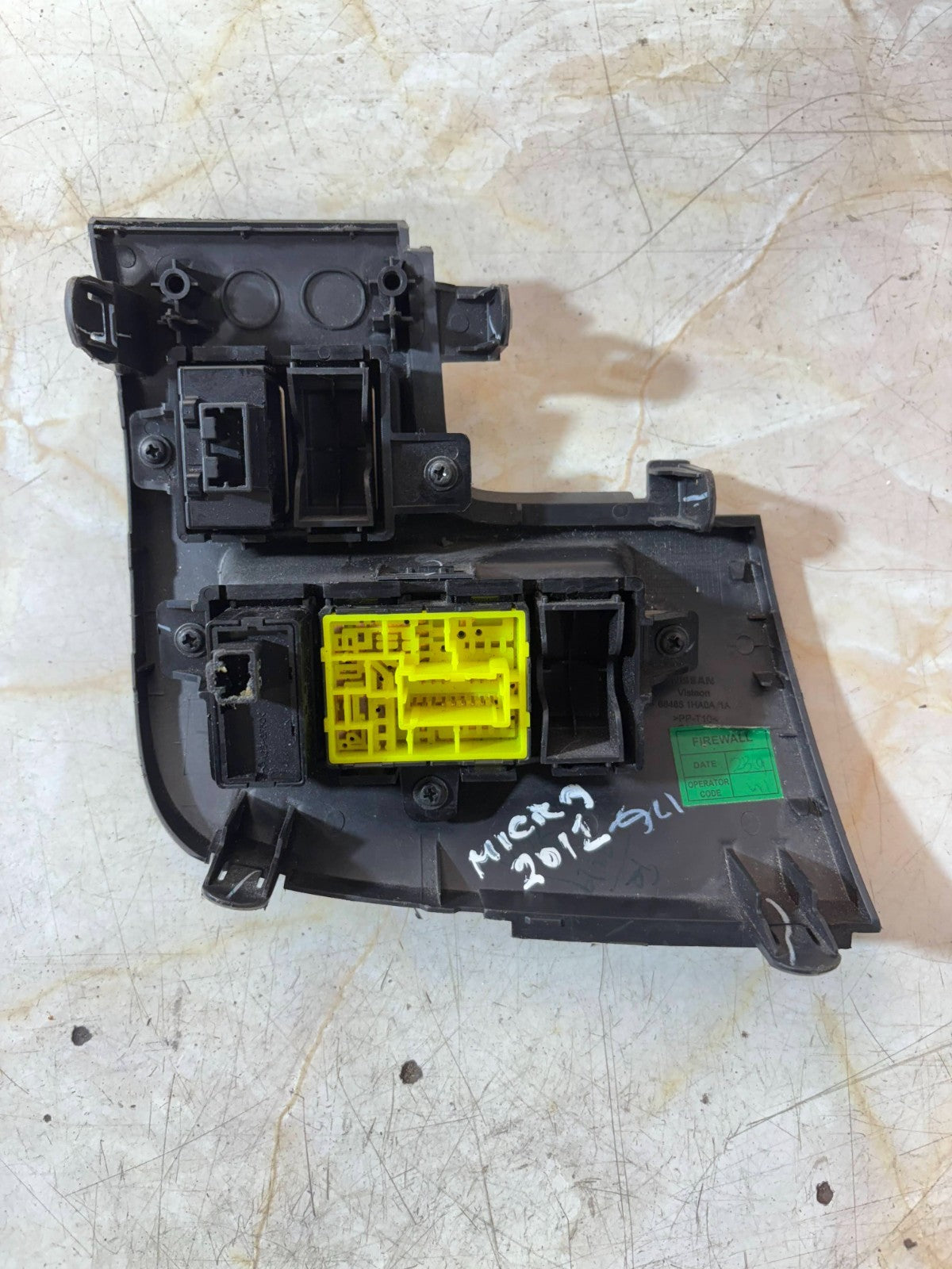 NISSAN MICRA K13 2012 HEADLIGHT ADJUSTER SWITCH 68485 1HAOA