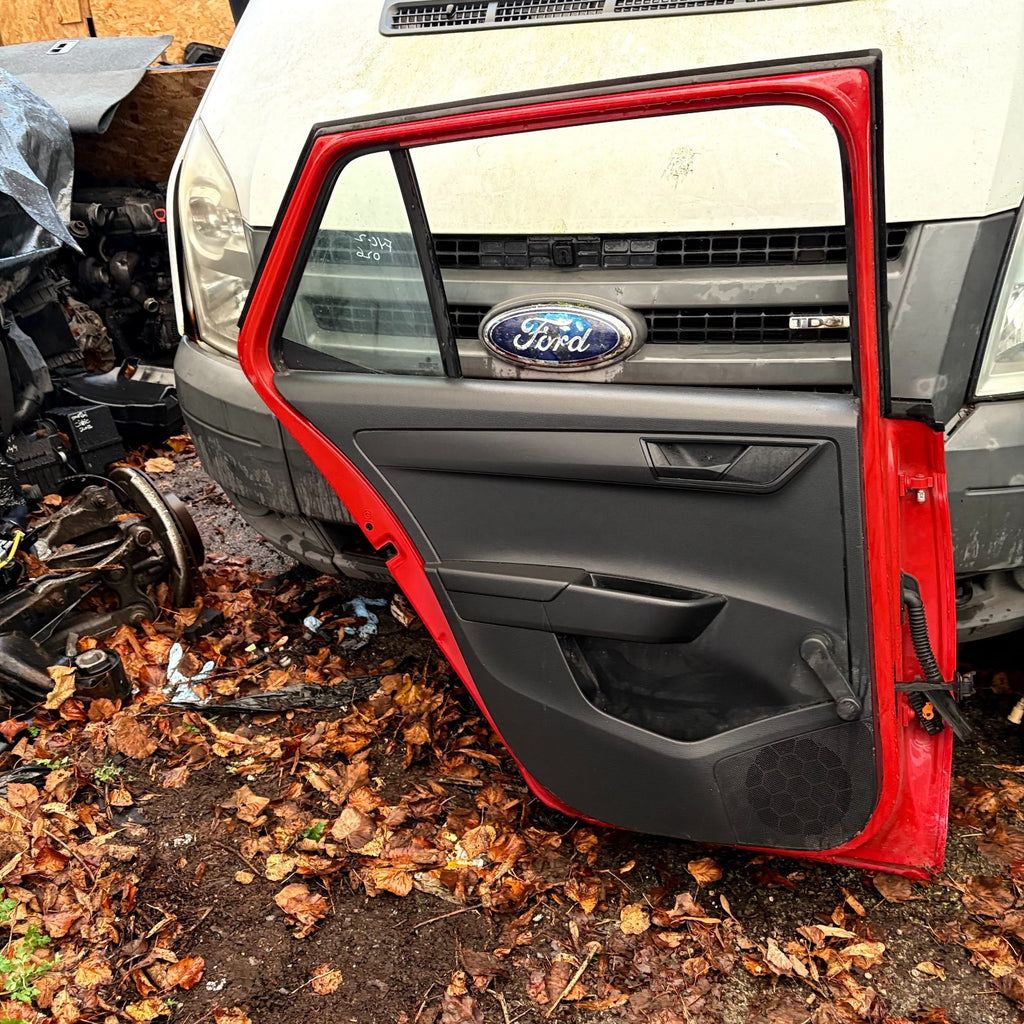 SKODA FABIA MK3 NJ 2014-2021 REAR LEFT N/S PASSENGER DOOR RED MANUAL 5DR