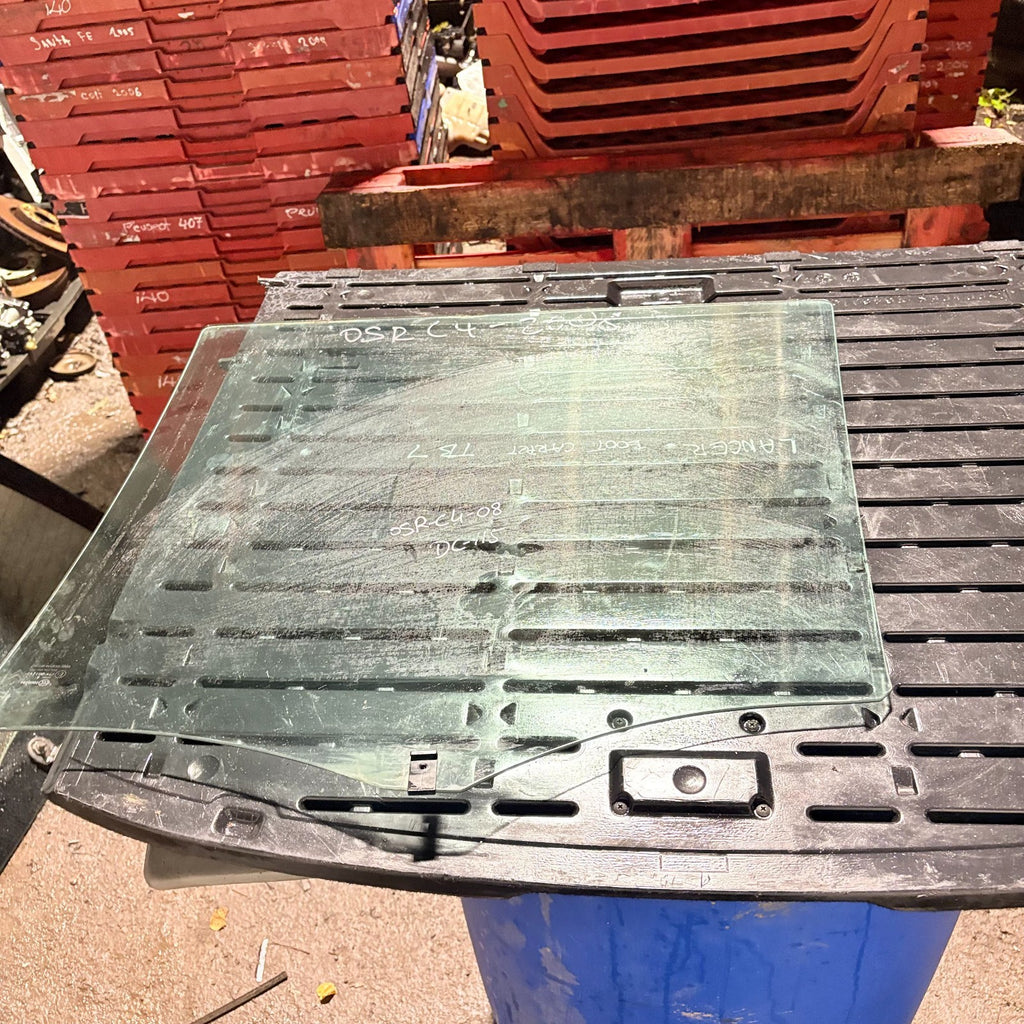 CITROEN C4 2008 DOOR WINDOW GLASS RIGHT REAR