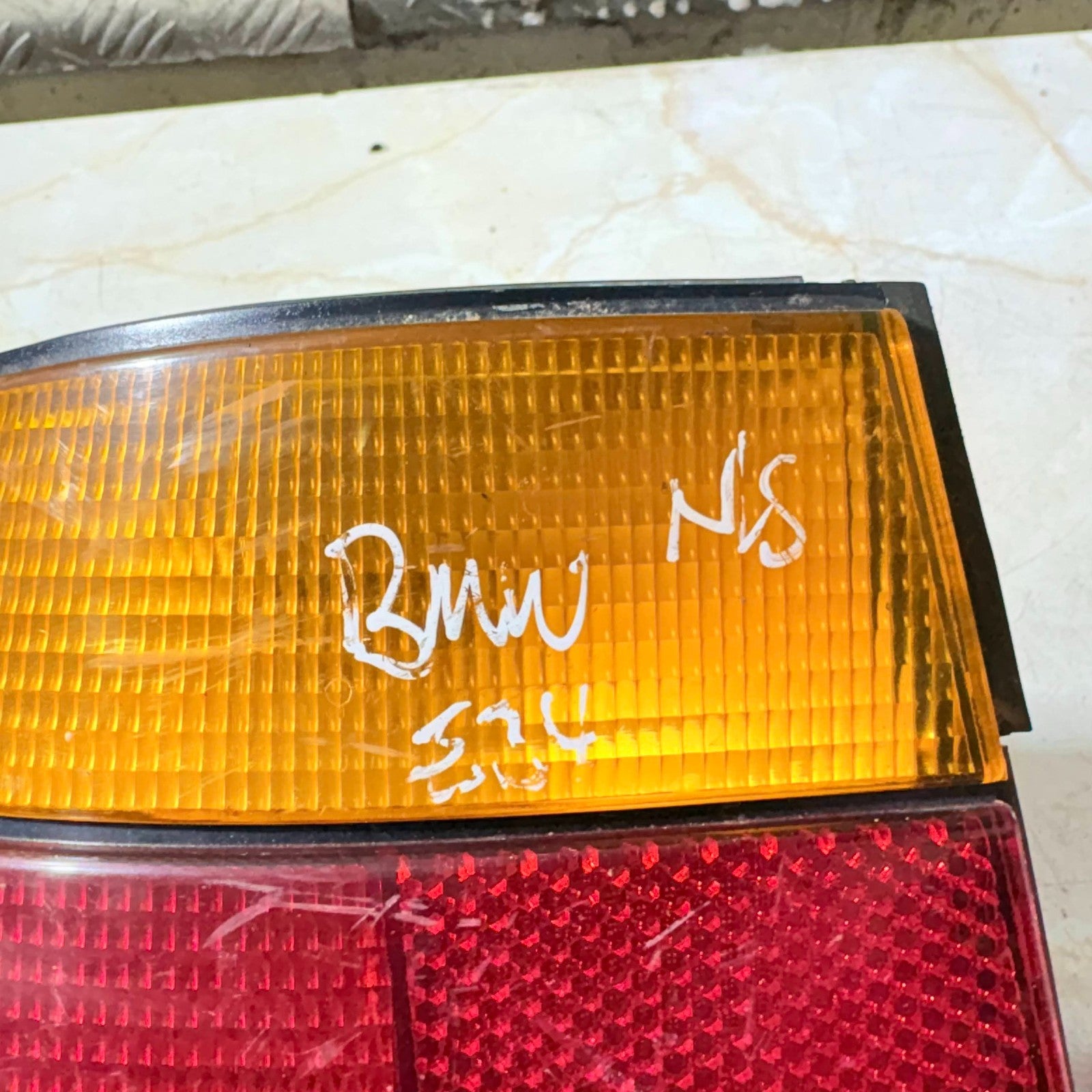 BMW 5 Series E34 Saloon 1987-1995 Left Rear Tail Light Outer Hella 63211384009