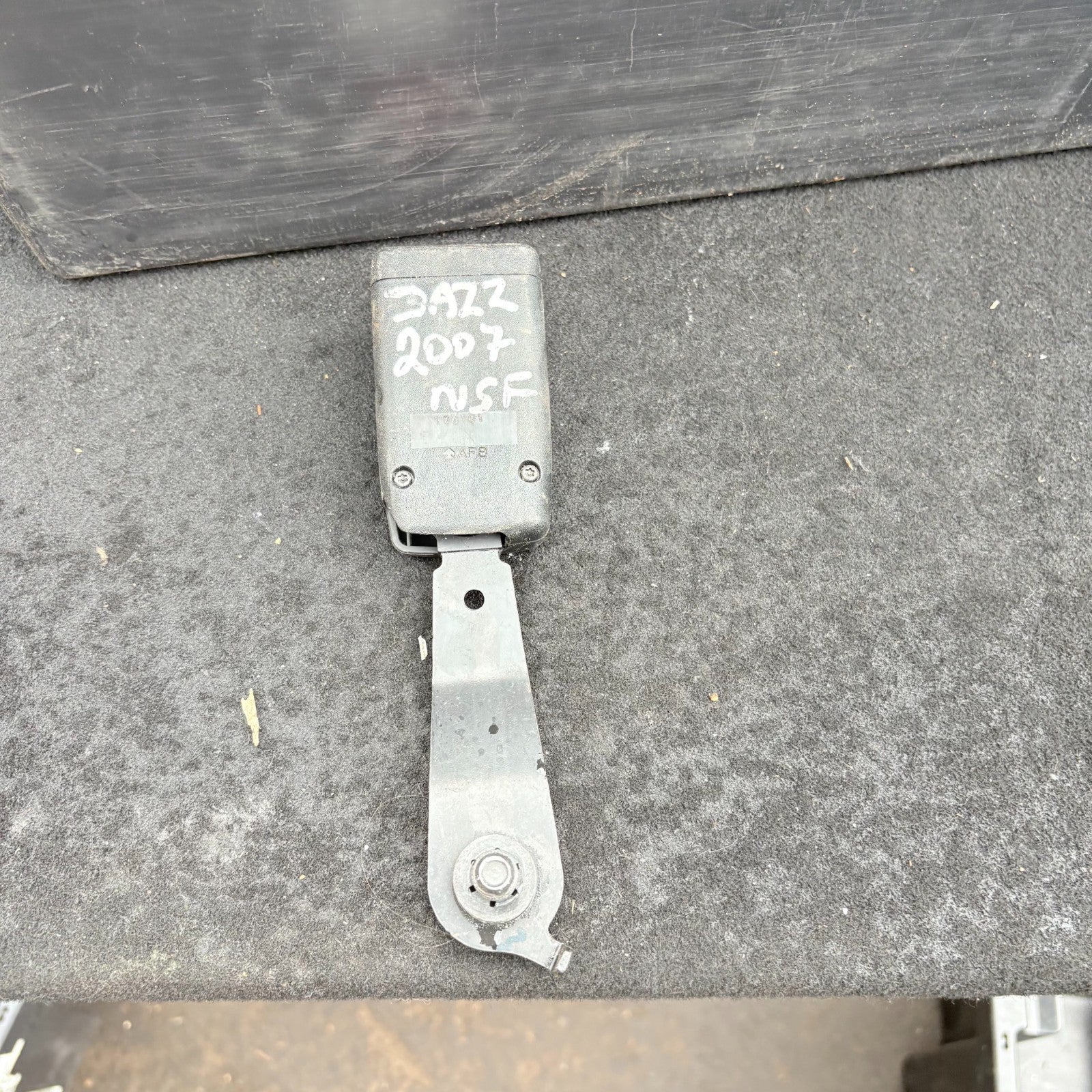 HONDA JAZZ 2007 NSF SEAT BELT STALK BUCKLE PASSENGER LEFT FRONT 1024457