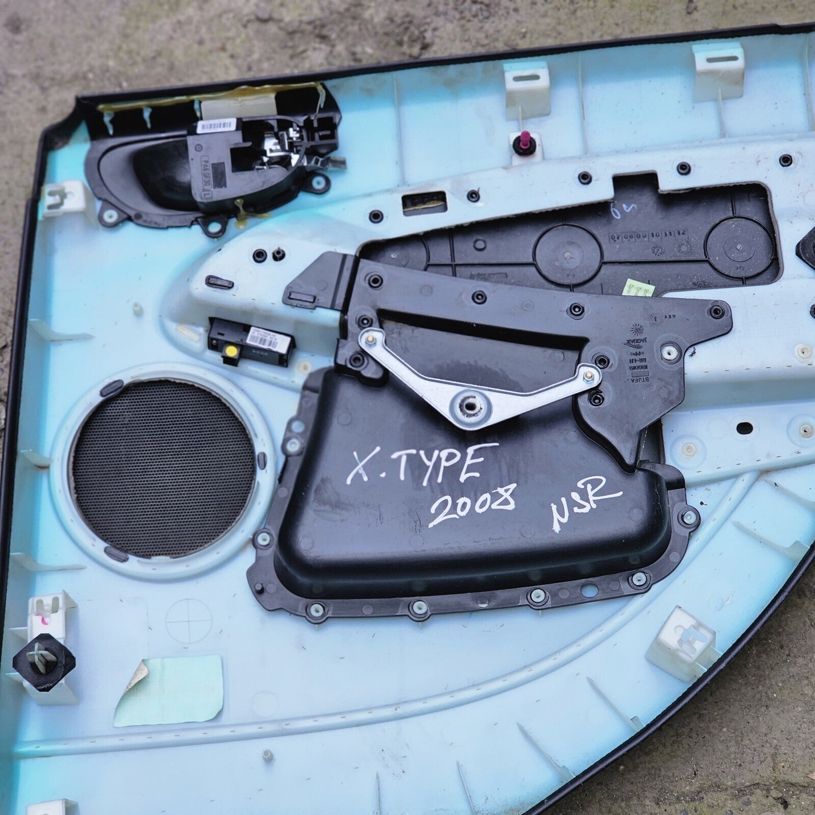 JAGUAR X-TYPE 2006 5DR NSR/PASSENGER SIDE REAR DOOR CARD PANEL 186019RR
