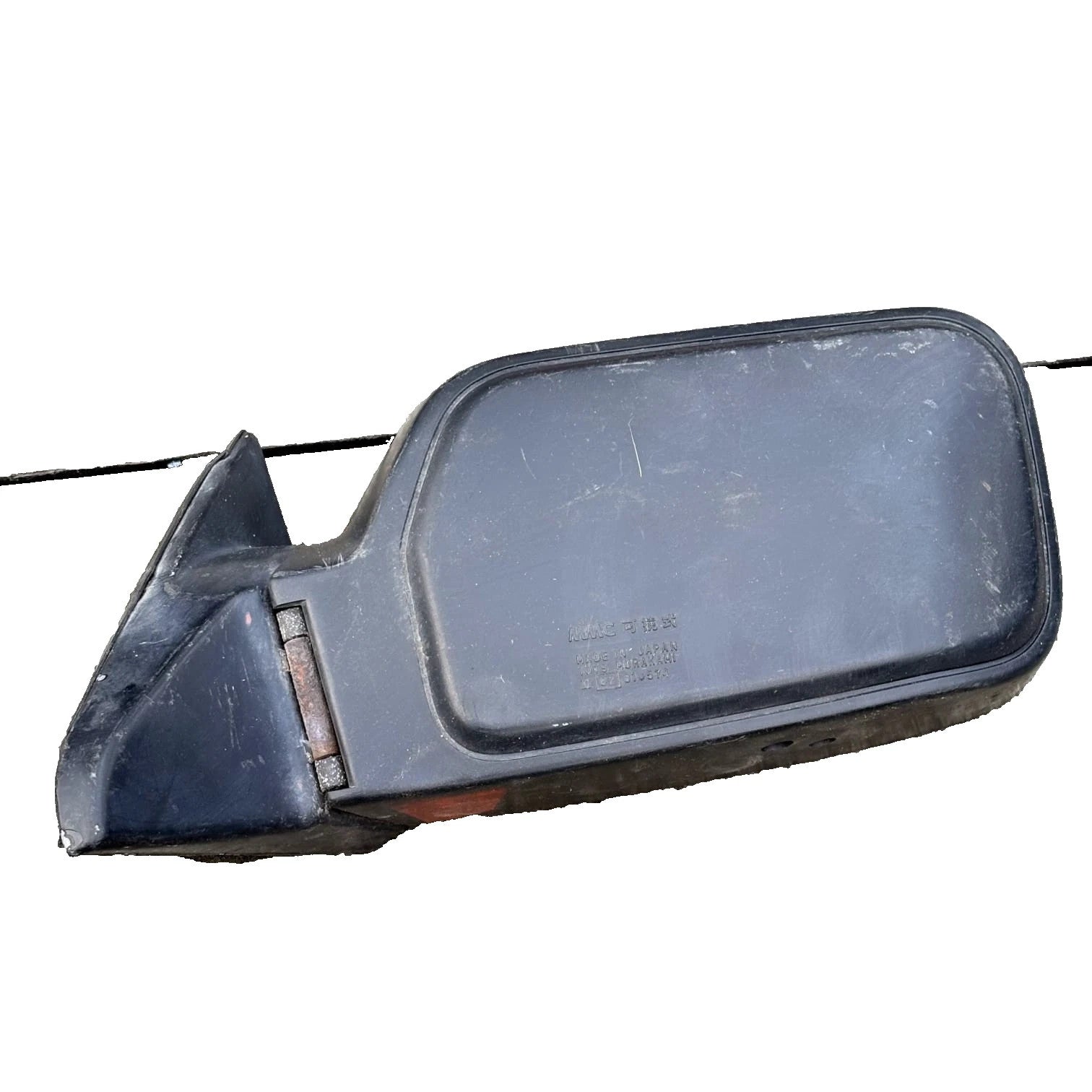 Mitsubishi Cordia 1985-1988 RH Right Door Wing Mirror Side View Black E201574