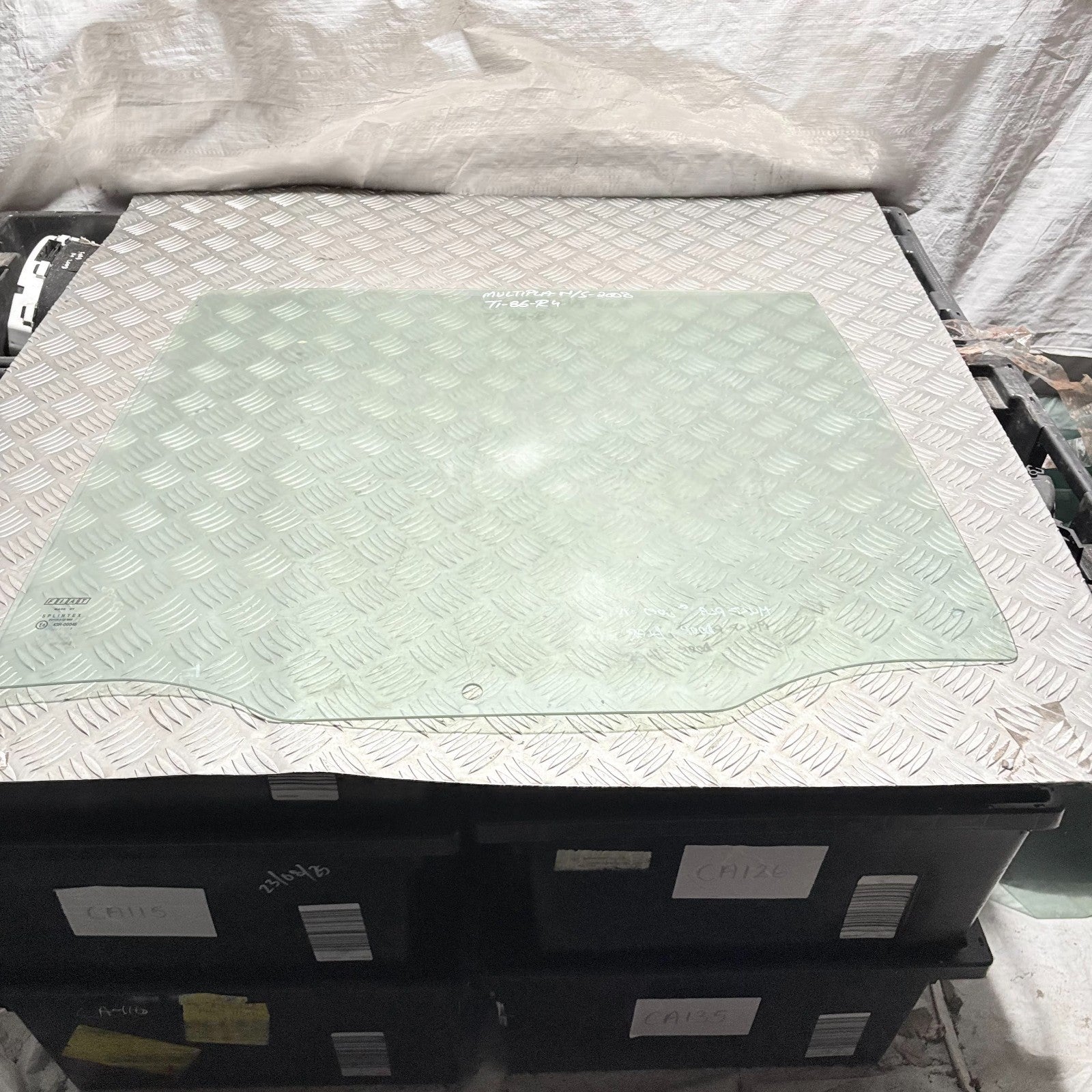 Fiat Multipla 2008 Left Passenger Nearside Rear Window Glass