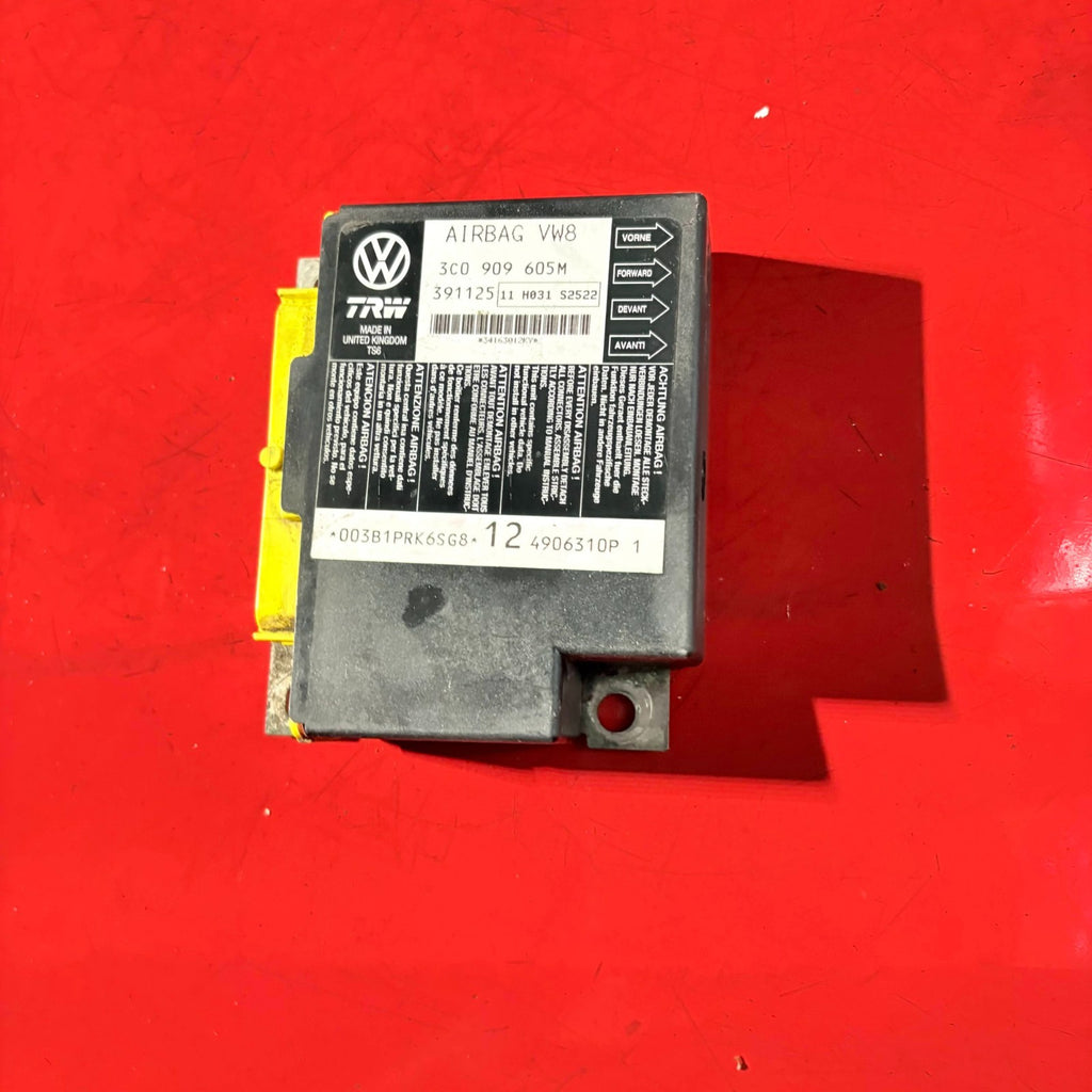 VW PASSAT B6 2005-2010 CRASH CONTROL MODULE ECU UNIT 3C0909605 3C0 909 605M