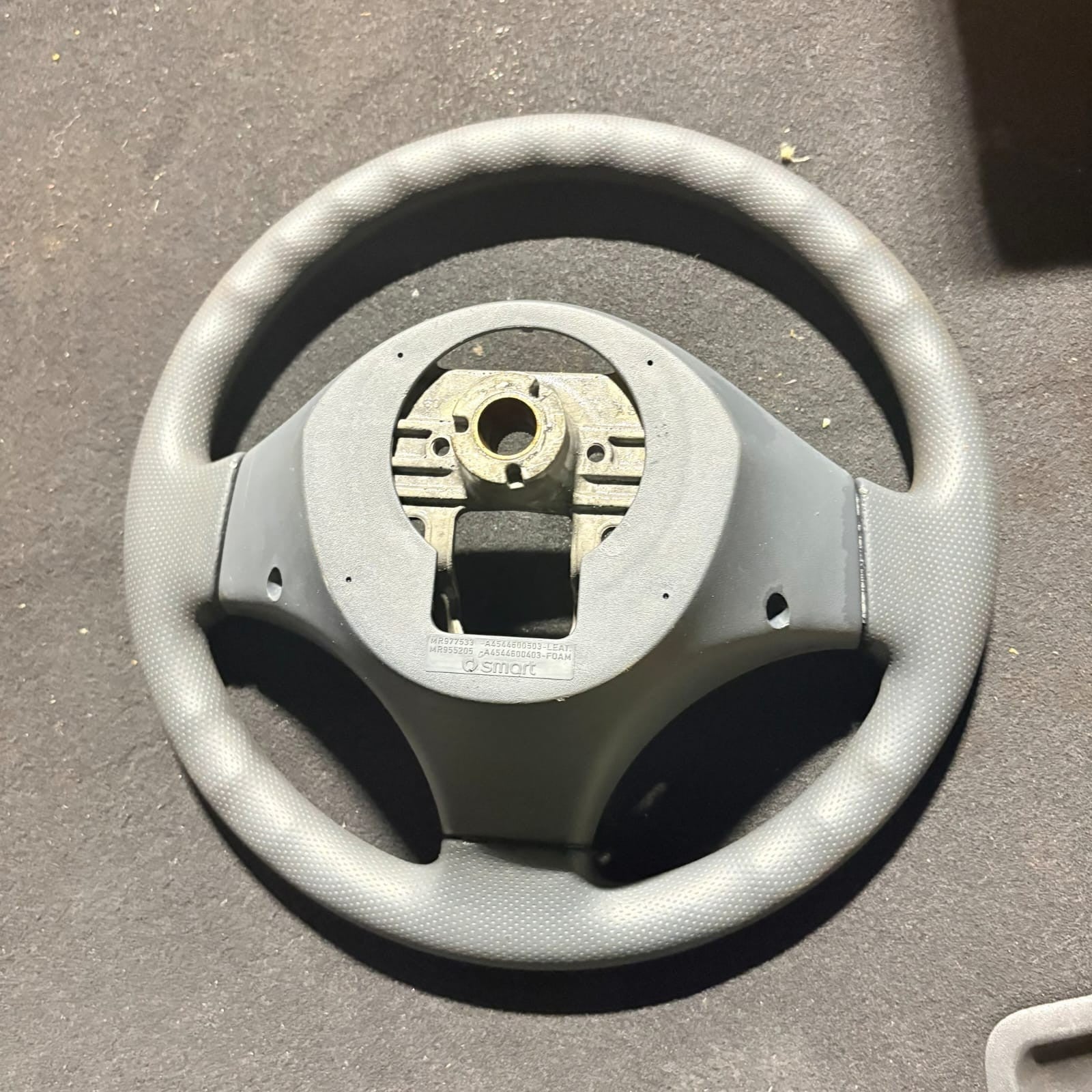 Smart Forfour W454 2004-2006 Mitsubishi Colt Z30 Steering Wheel Grey 60276447C