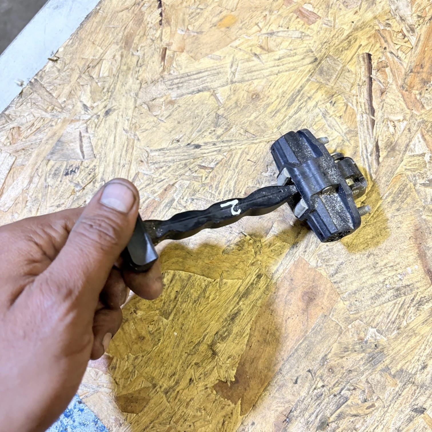 Ford Fiesta 2013 Front Passenger Left Door Stop Check Hinge Strap