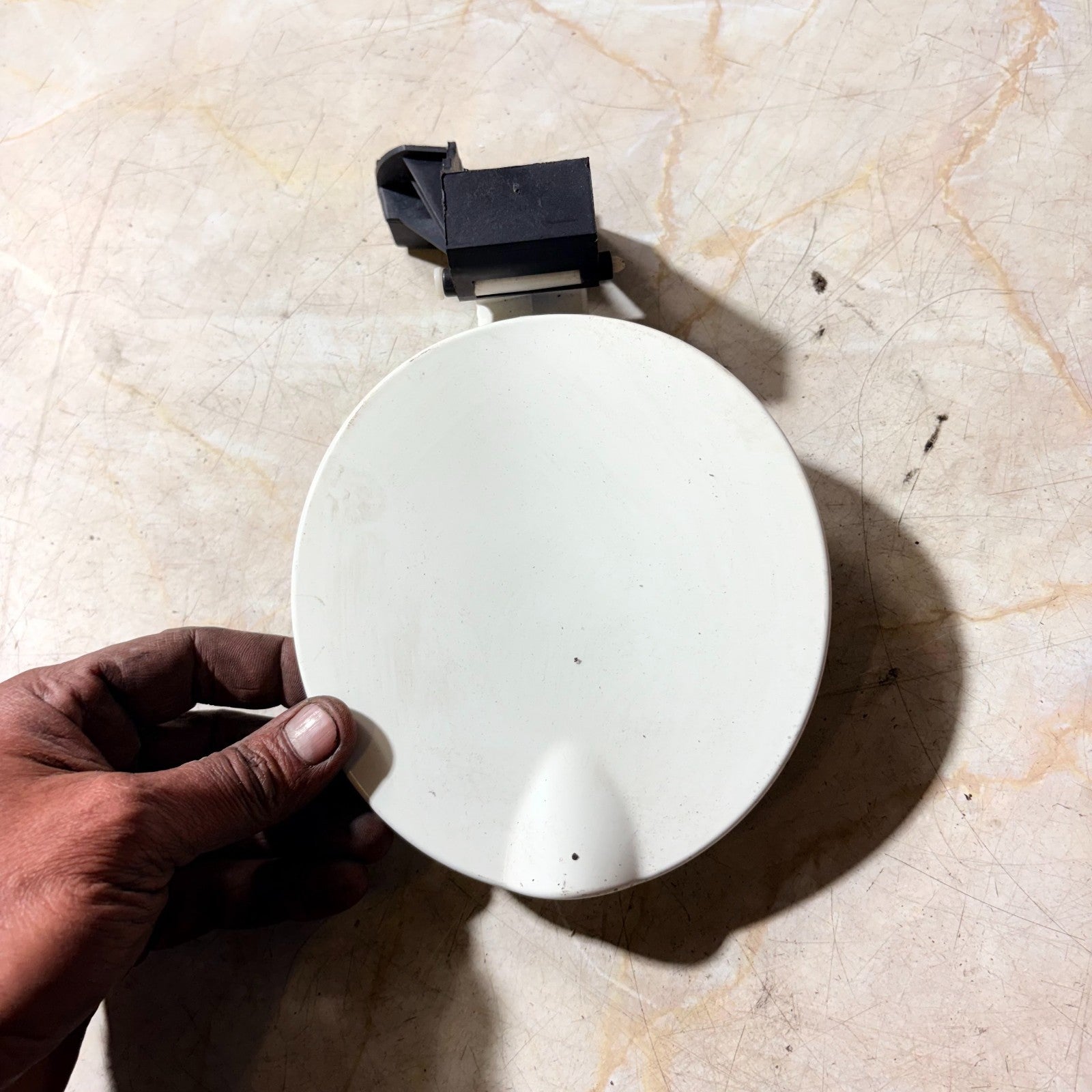 Fiat 500 312 2007-2015 Fuel Filler Flap Door Cover White Rear Right 51785379 3Dr