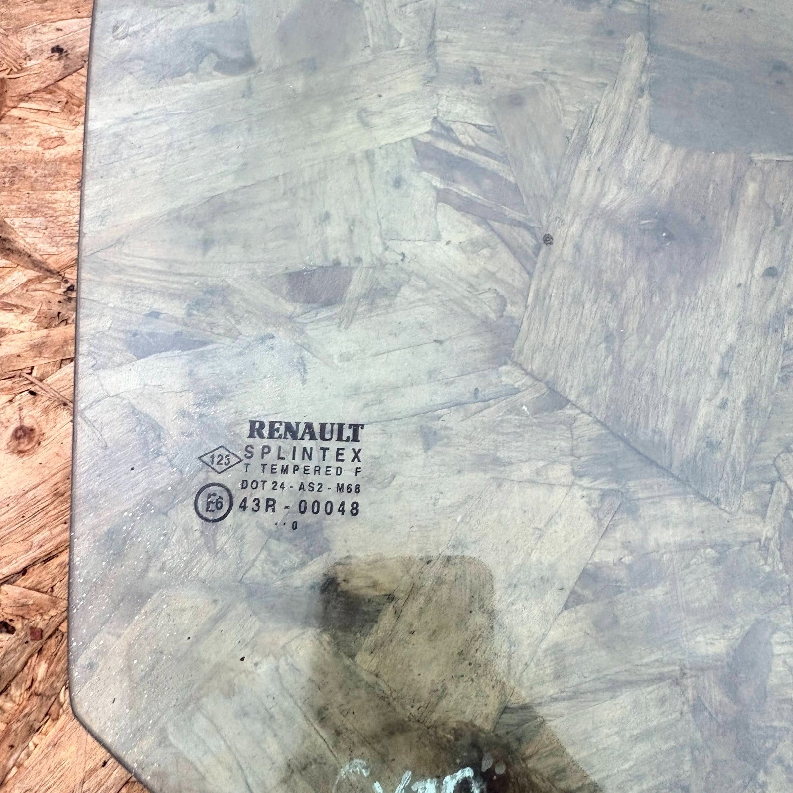 Renault Scenic II J84 2003-2009 OSR Rear Right Drop Window Glass Tinted 43R00048