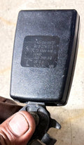VAUXHALL CORSA D REAR LEFT SEAT BELT BUCKLE STALK PASSENGER SIDE N/S 735364449