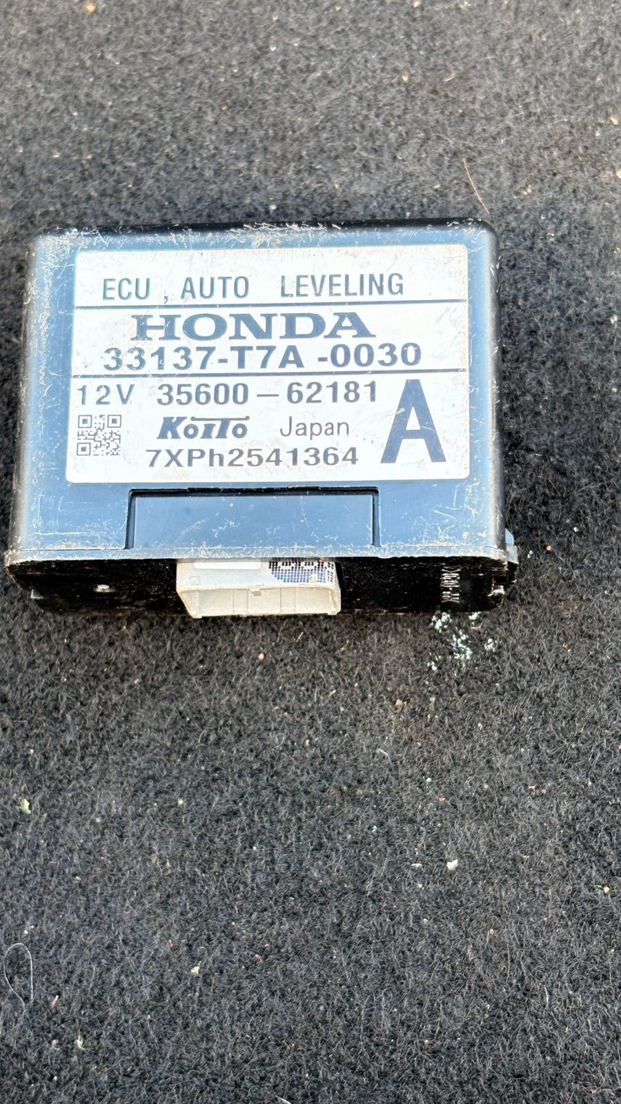 Honda HR-V 2013-2022 Headlight Auto Levelling Control Module 33137-T7A-0030