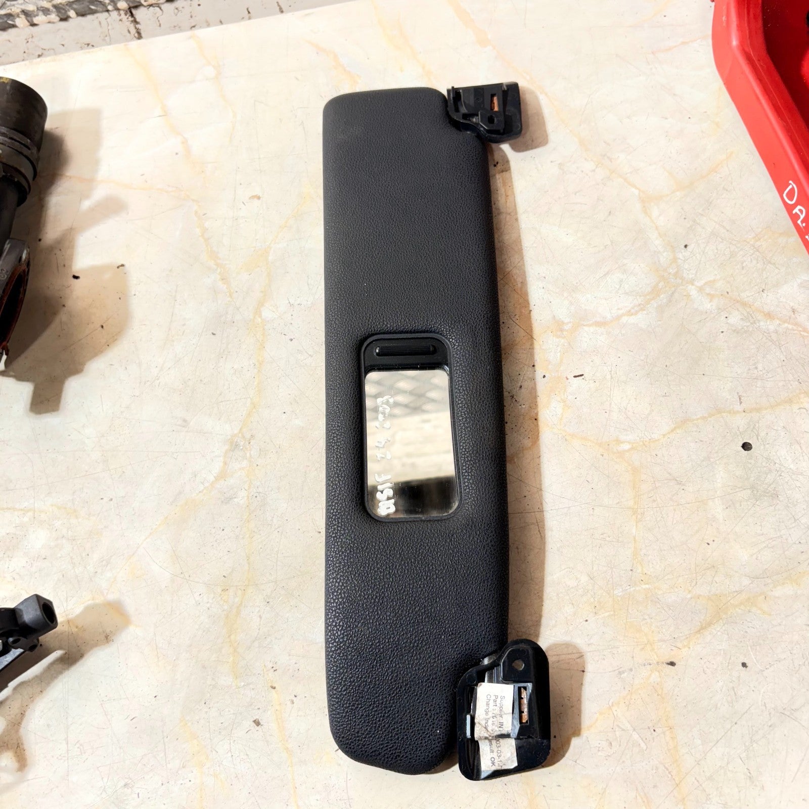 BMW Z4 E85 Roadster 2003-2008 Left N/S Black Sun Visor Mirror 51167016665