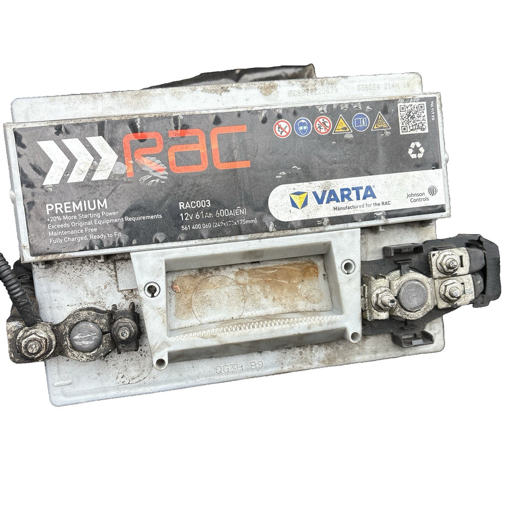 RAC PREMIUM CAR BATTERY 12V 61AH 600A 2011-2017 KIA RIO 1.6 CRDI RAC003