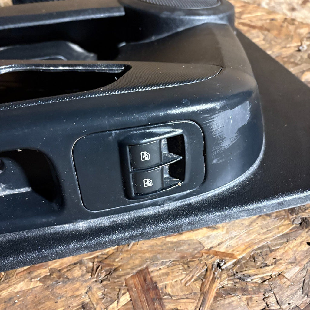Fiat Qubo 08-20 Front Right Driver Door Card Interior Panel Black 7354610140E