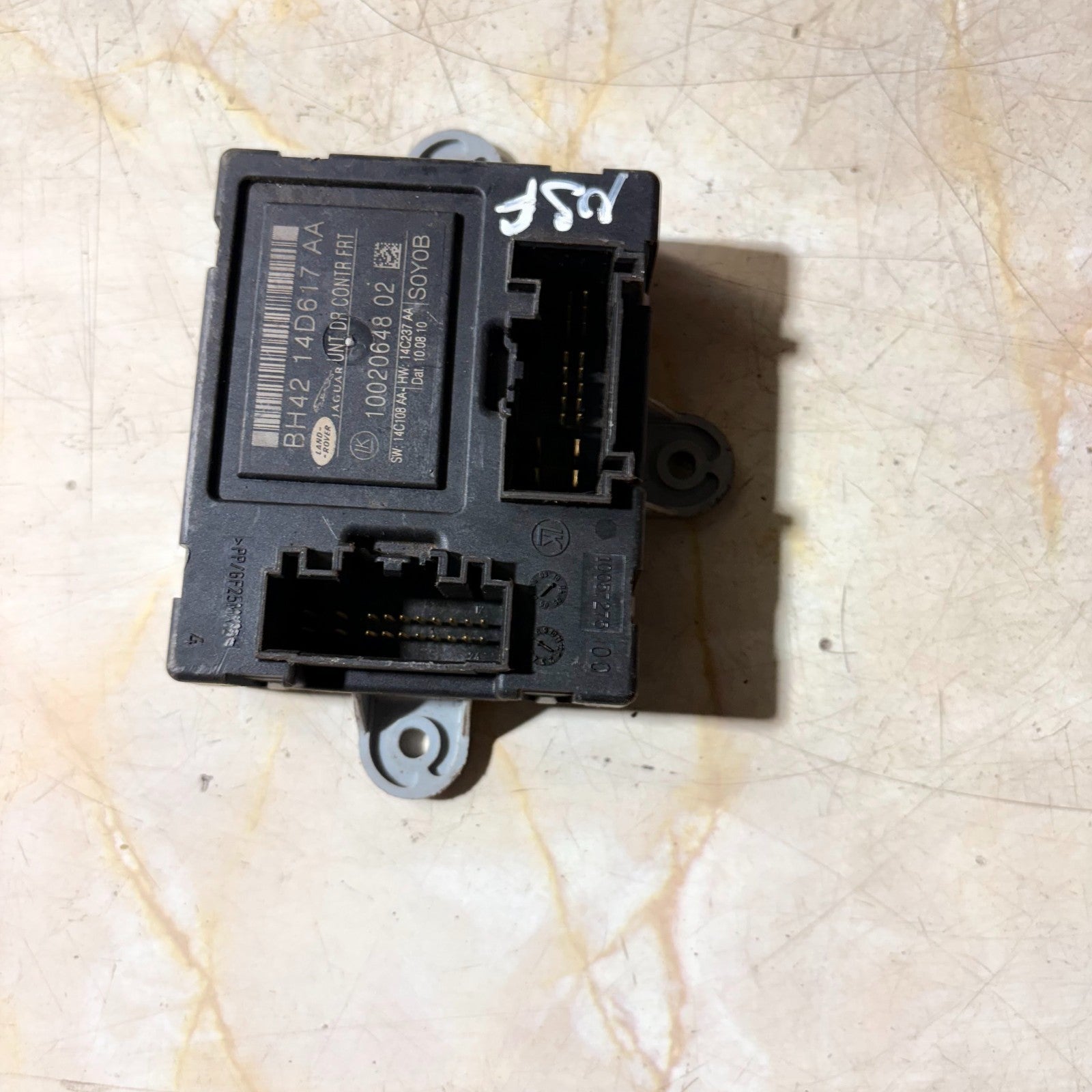 2012 LAND ROVER DISCOVERY DOOR CONTROL MODULE (LEFT FRONT) BJ32 14D620 AC