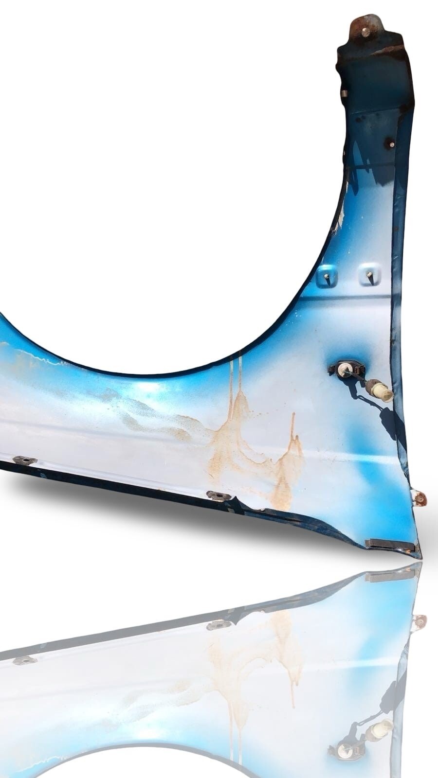 Hyundai Lantra J1 1994-1995 Front Left Wing Passenger Side NSF Blue Saloon