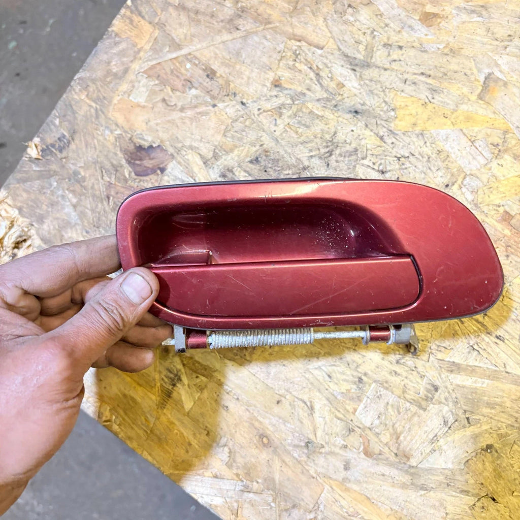 Volvo S60 Mk1 P24 2000-2010 OSR Rear Right Outer Door Handle Red Burgundy