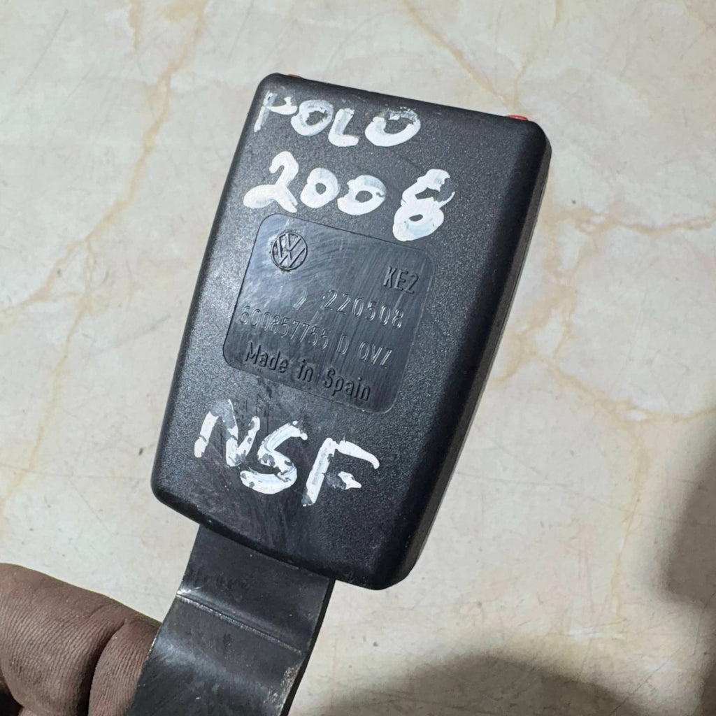 VW Polo 9N/9N3 2002-2008 NSF Passenger Front Seat Belt Buckle 6Q0857755D