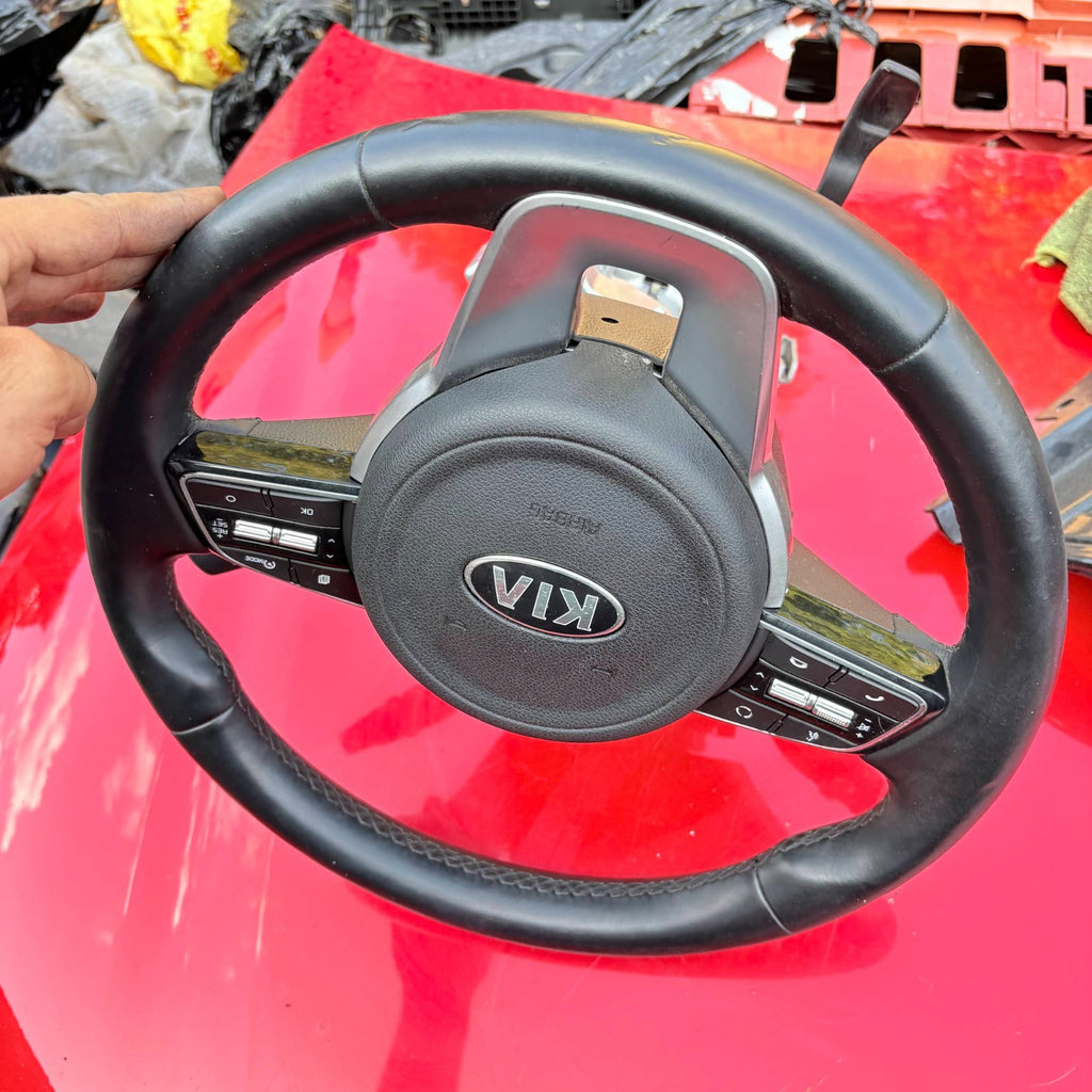 KIA SPORTAGE QL MK4 FACELIFT LATE 2018-2021 STEERING COLUMN WHEEL 93404D9962