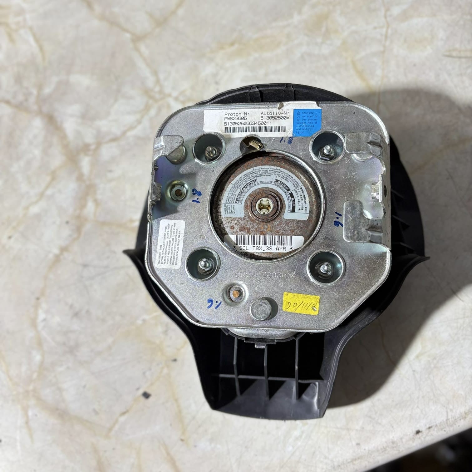 PROTON SATRIA NEO 2011 DRIVER STEERING WHEEL SRS