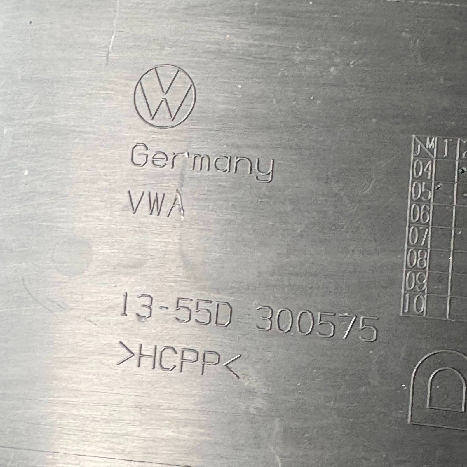 VW Golf MK5 2003-2009 Right Driver Side Offside Lower B Pillar Trim 1K4867298C