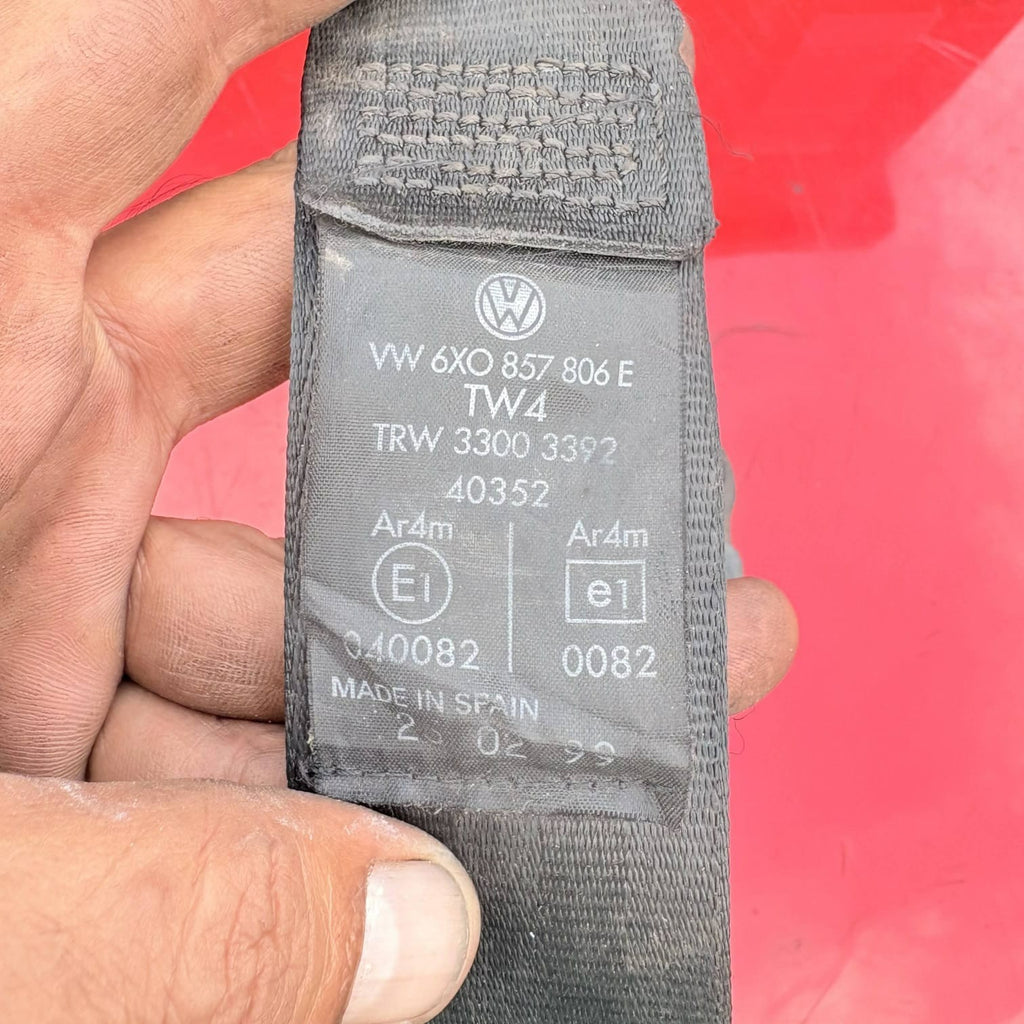 Audi A6 C6 Mk3 2004-2011 Seat Belt Rear Left Side Passenger 193857737