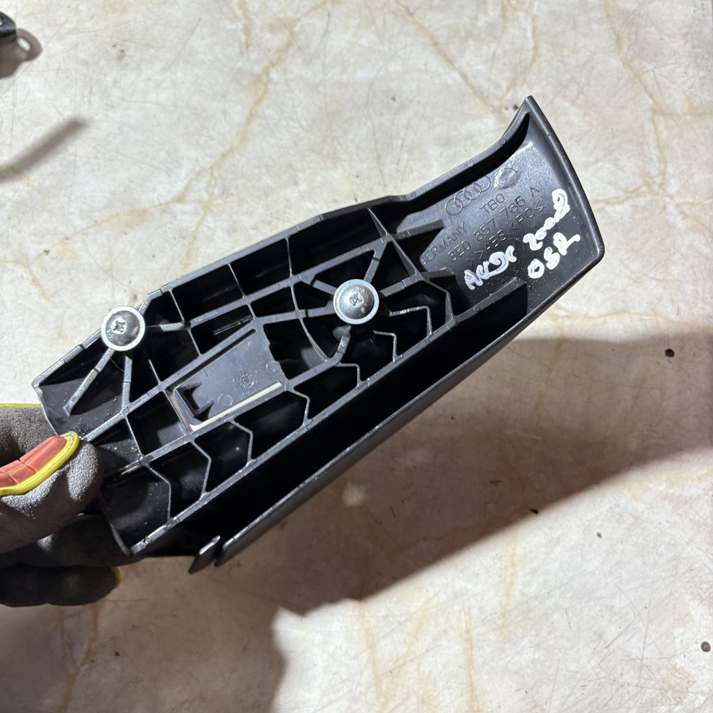 AUDI 2002-2008 SALOON REAR DRIVER SEAT BELT TRIM GUIDE 8E0857786A