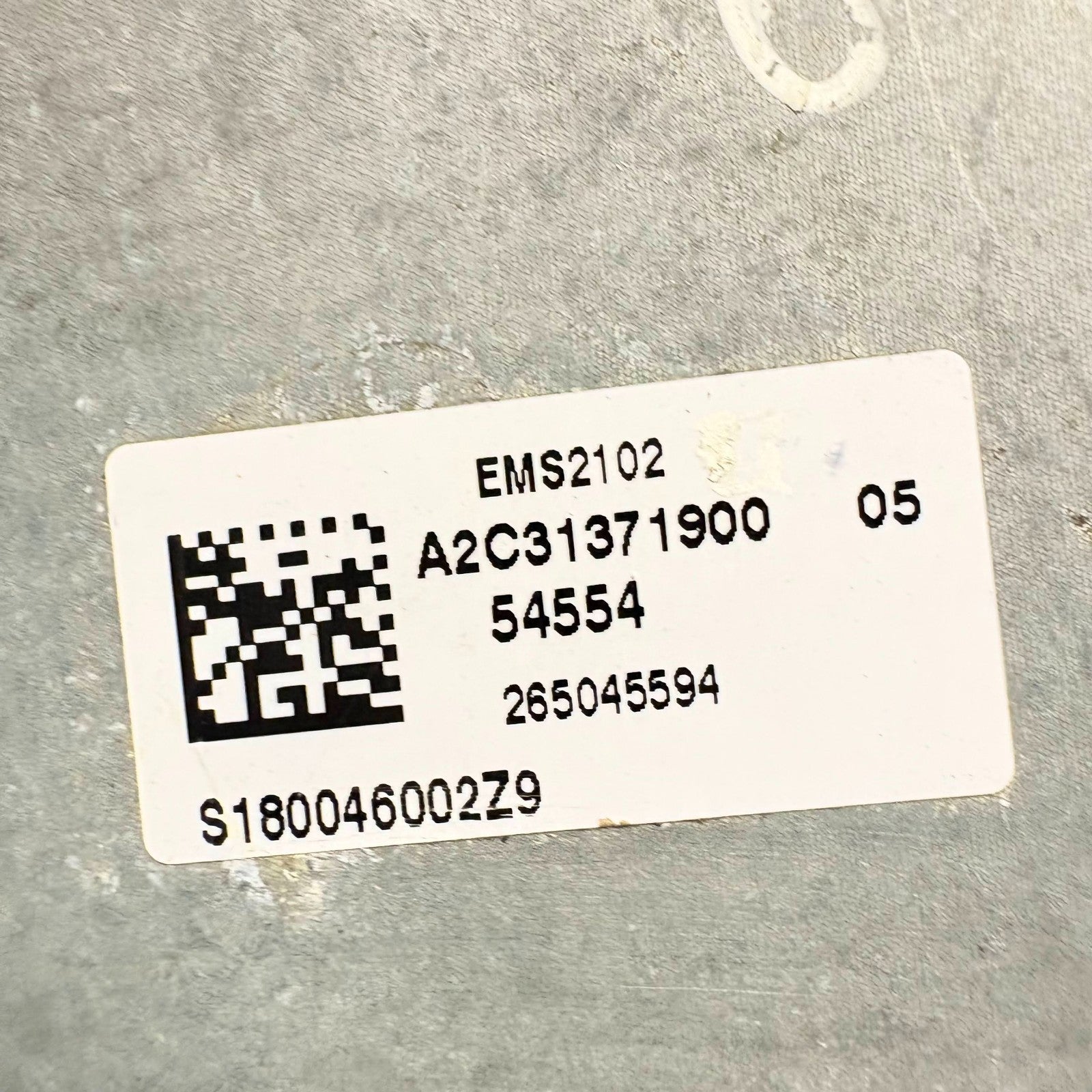 2009 Ford Fiesta Engine Control Module Unit 1.25 Petrol 60kW (82HP) A2C31371900