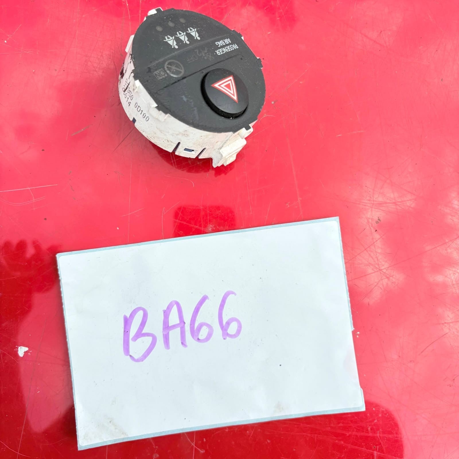 Toyota Yaris XP130 2014-2020 Hazard Warning Airbag Seatbelt Switch 83950-0D100