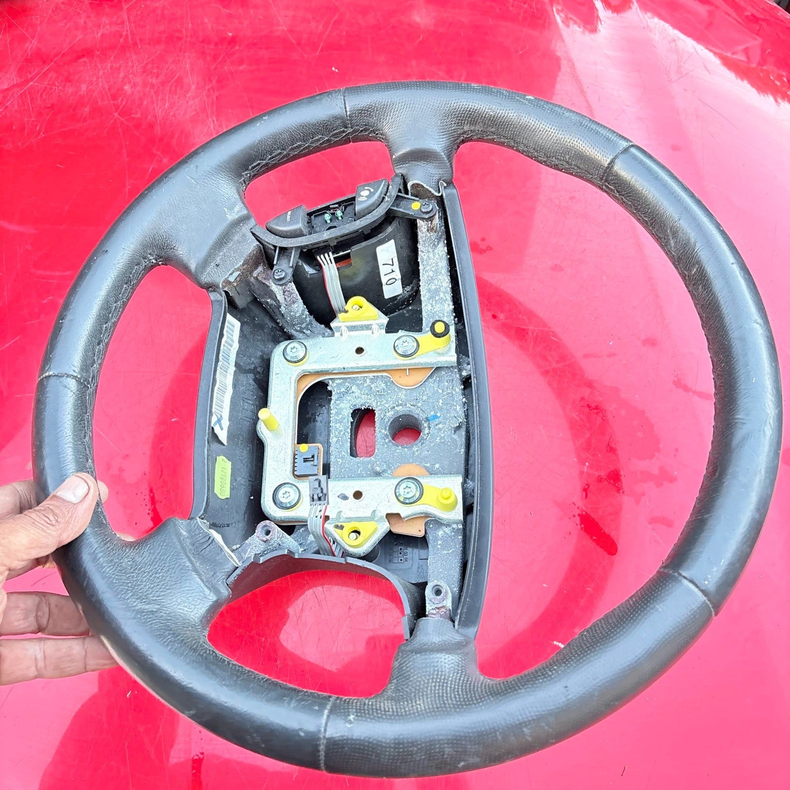 Jaguar S-Type R 2002-2007 Leather Steering Wheel Bare Sport Interior