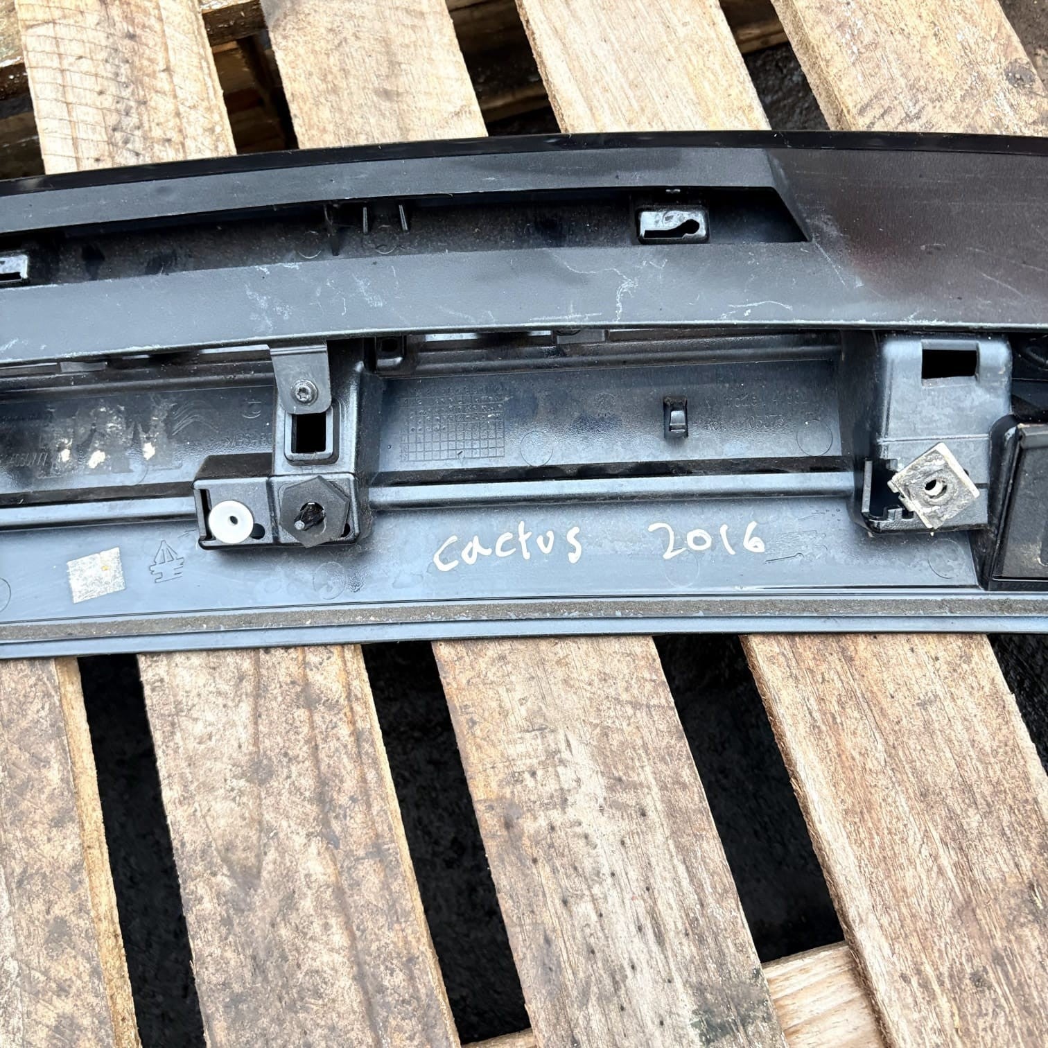 Citroen C4 Cactus 2014-2020 Mk1 Bootlid Tailgate Rear Spoiler 9801871077 Black