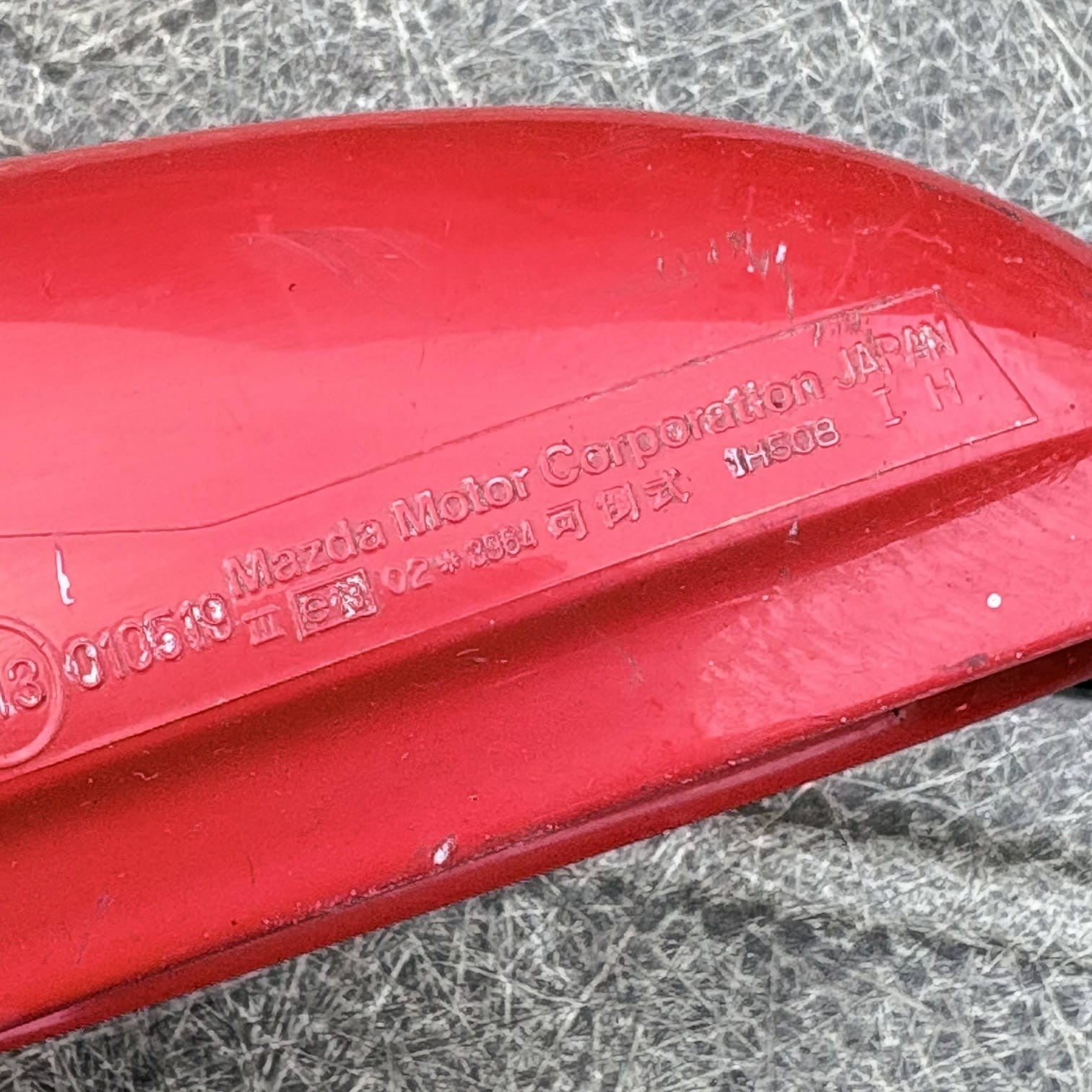 Mazda MX-3 1991-1998 Left Passenger Electric Wing Mirror E13010519 SVM484 Red