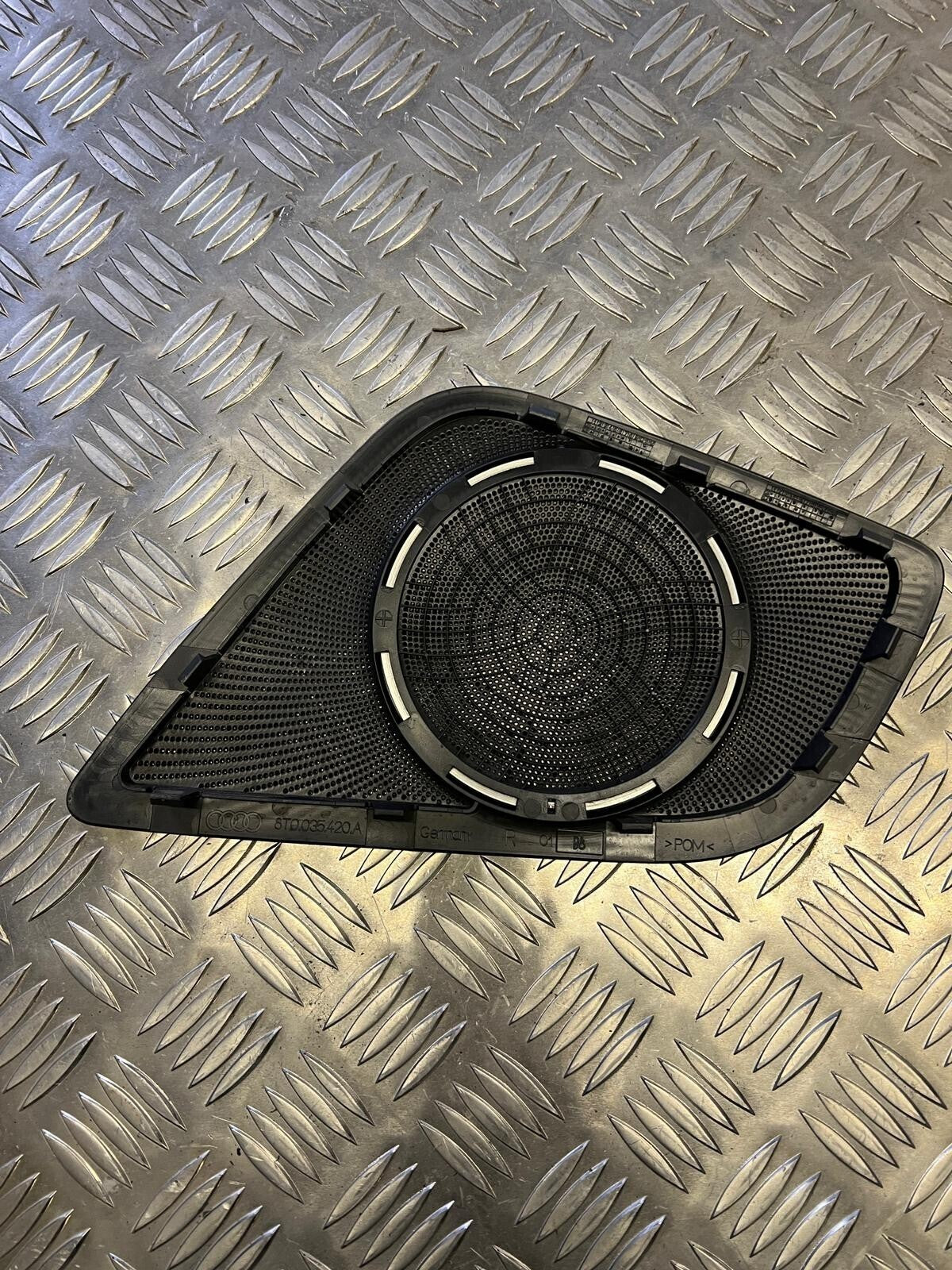 Audi A5 8T Coupe Front Right OS Right B&O Black Speaker Grill Cover 8T0035420A