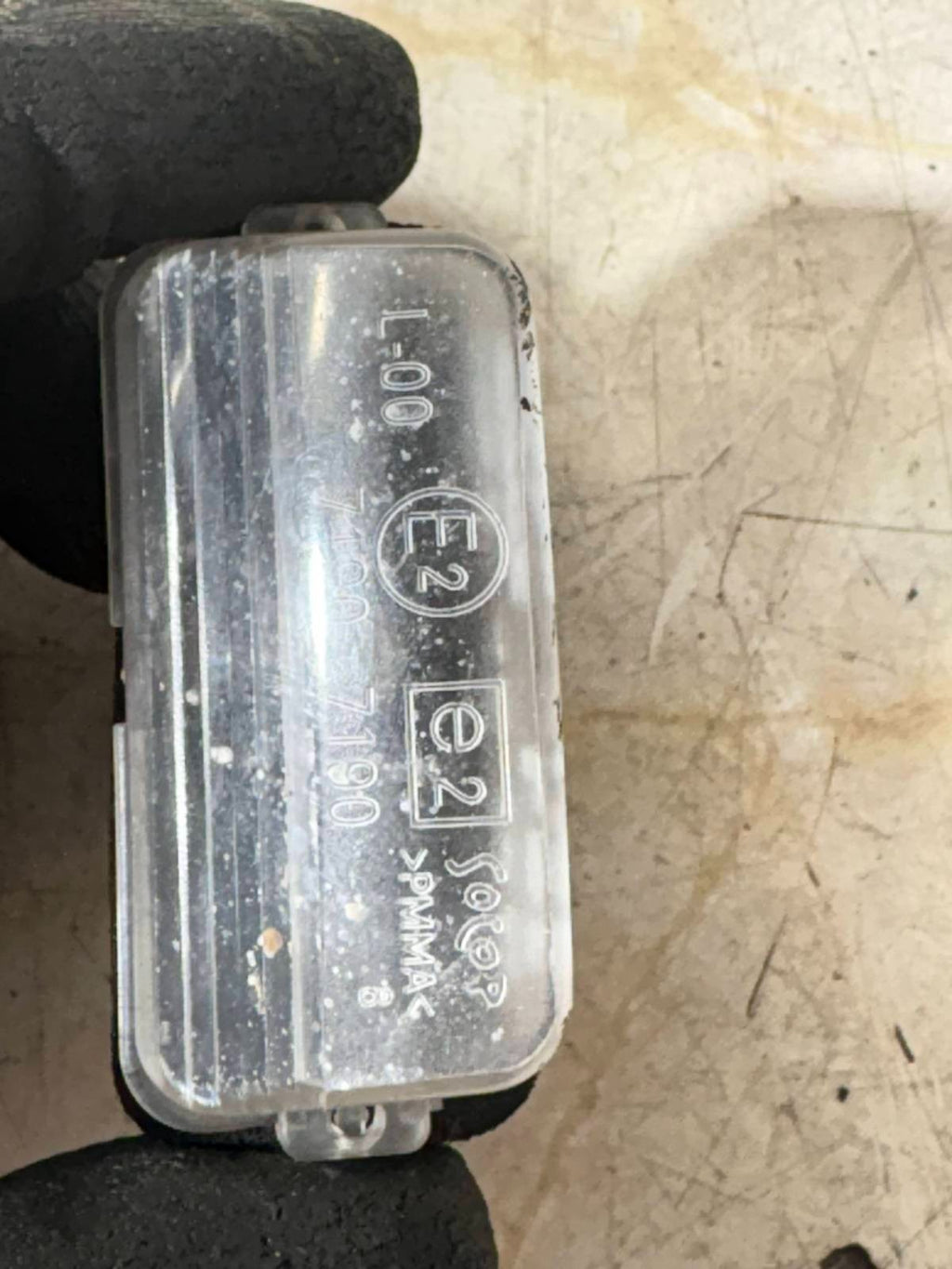 Light License Plate Rear 207 2006 1.4 B 70KW 5M 5P 71907190