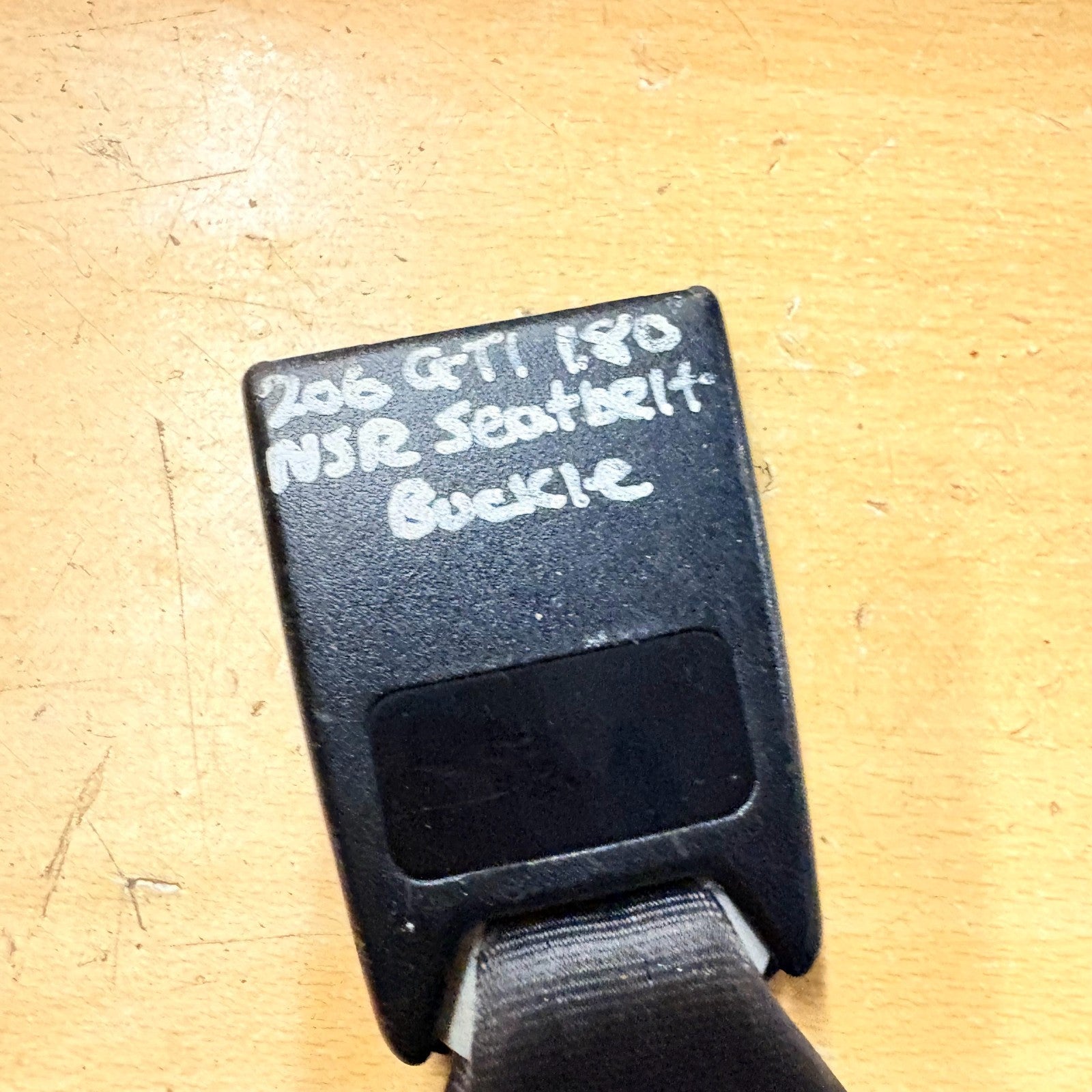 PEUGEOT 206 GTI 180 MK2 2018 SEAT BELT BUCKLE REAR LEFT PASSENGER SIDE