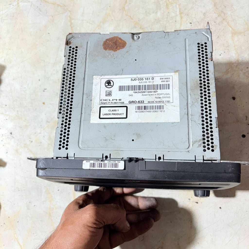 2010-2014 Skoda Fabia 5J CD PLAYER 5J0 035 161 D MEDIA PLAYER 5J0 035 161 D
