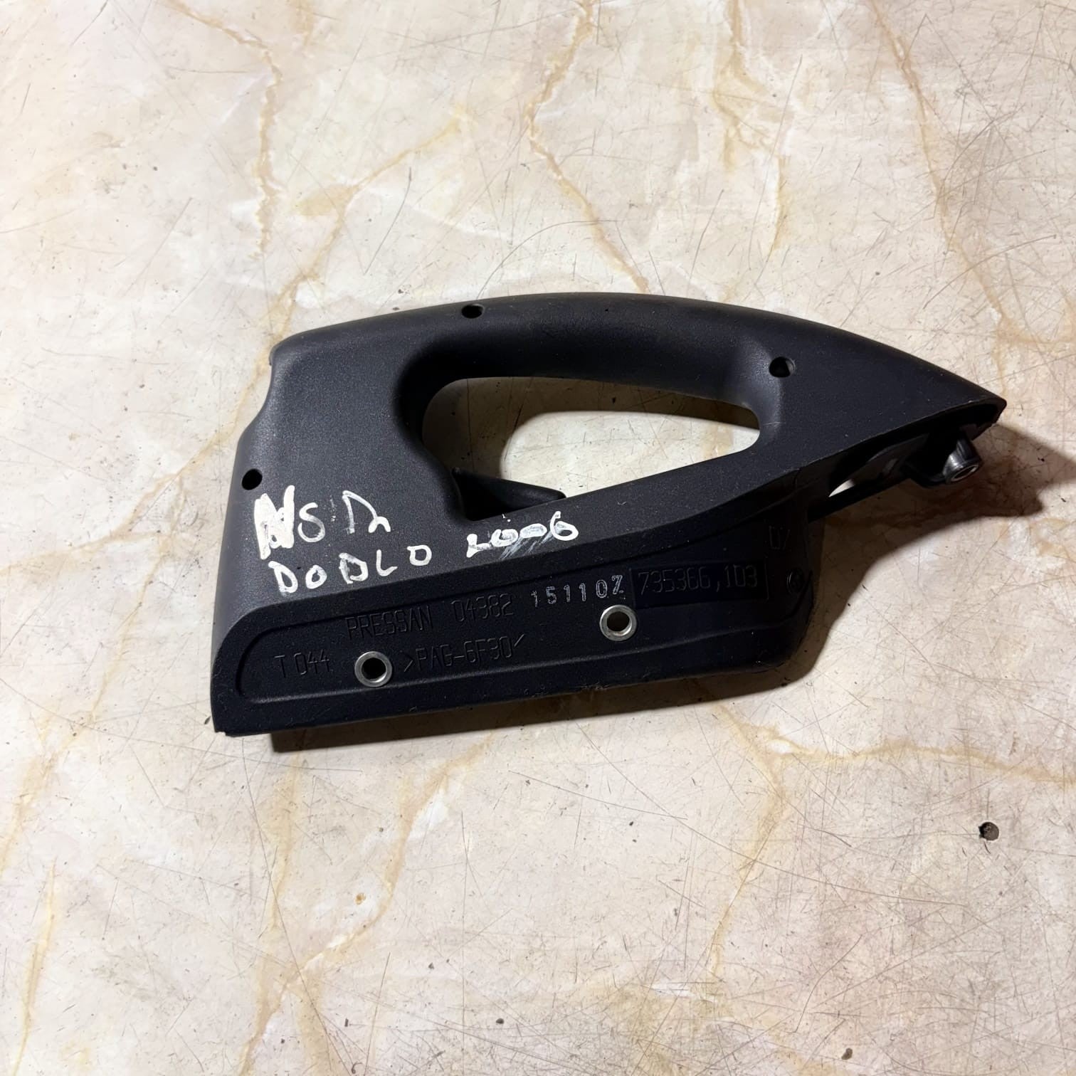 Fiat Doblo 119 2005-2010 Left Rear Inner Door Handle 735366103