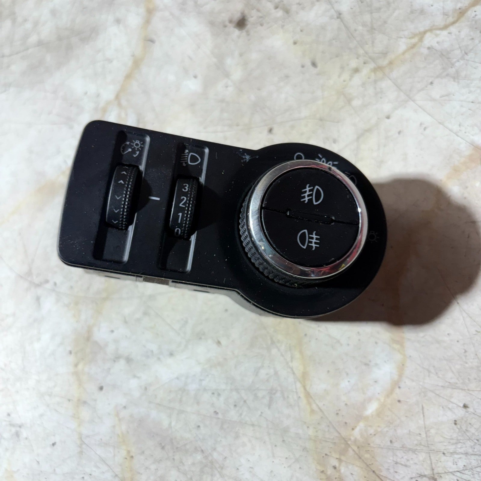 VAUXHALL ASTRA HEADLIGHT SWITCH LIGHT CONTROL BUTTON DIAL 09-12 13268695