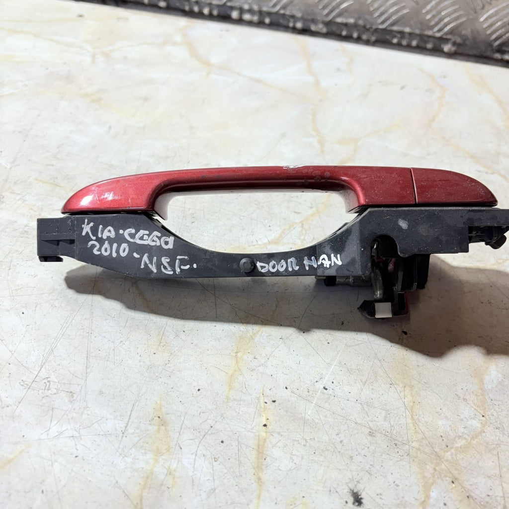 Kia Cee'd Ceed ED 2006-2012 Front Left Outer Door Handle Red 82651-1H000