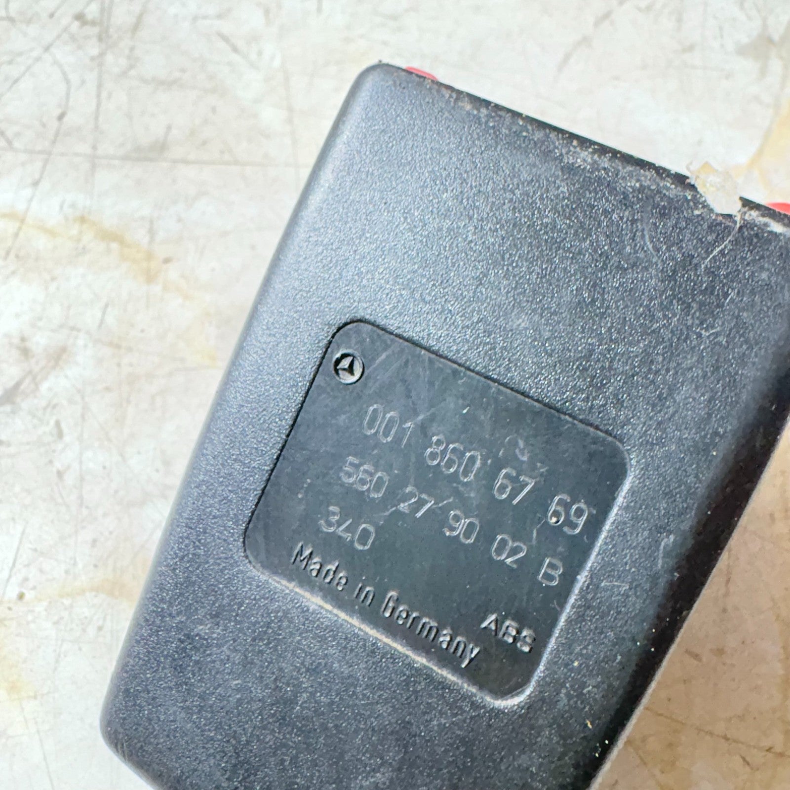 Mercedes Vario Van Front Right Seat Belt Lock Latch A0018606769