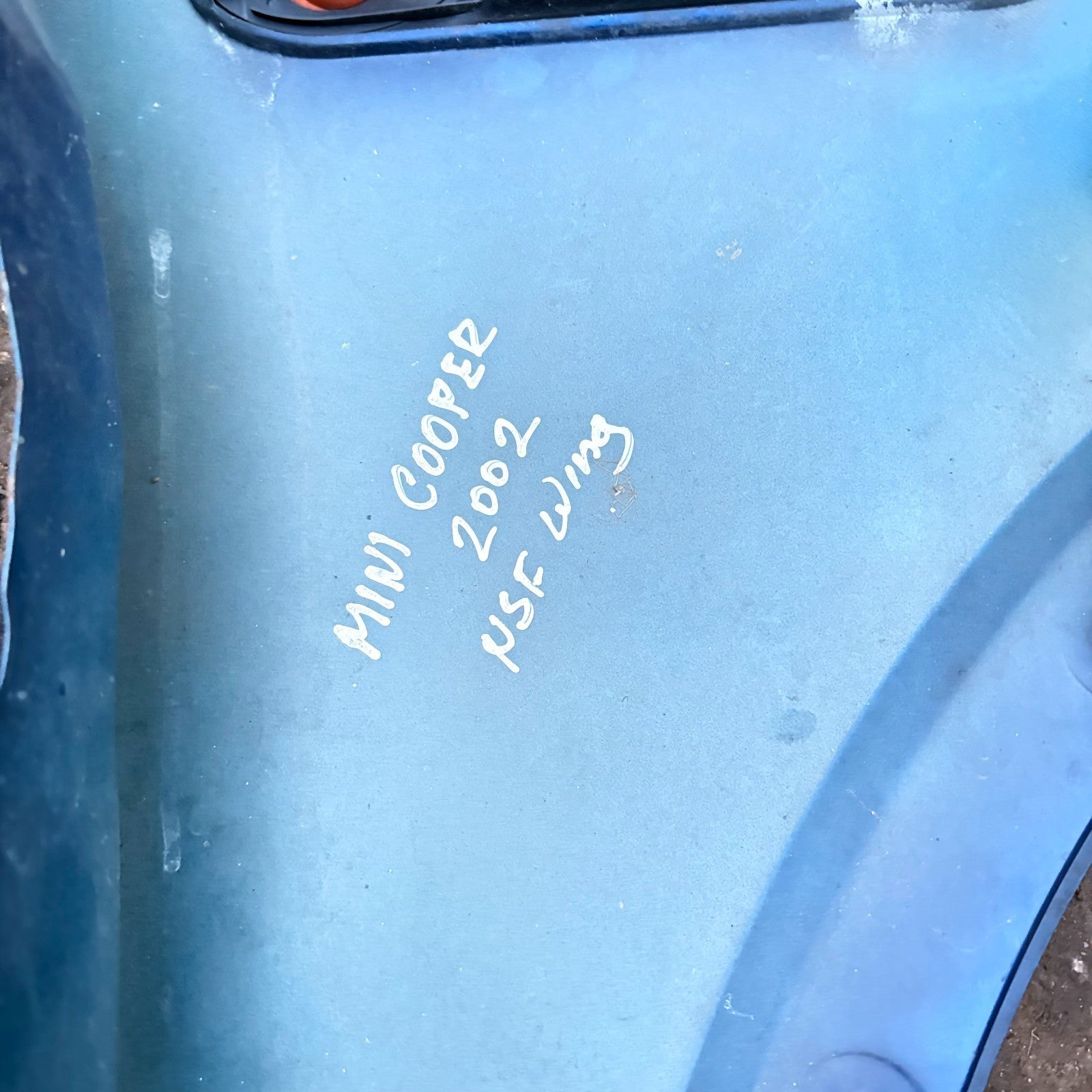 MINI Hatch R50 R53 2002-2006 Front Left Wing Fender Side Panel NSF Blue