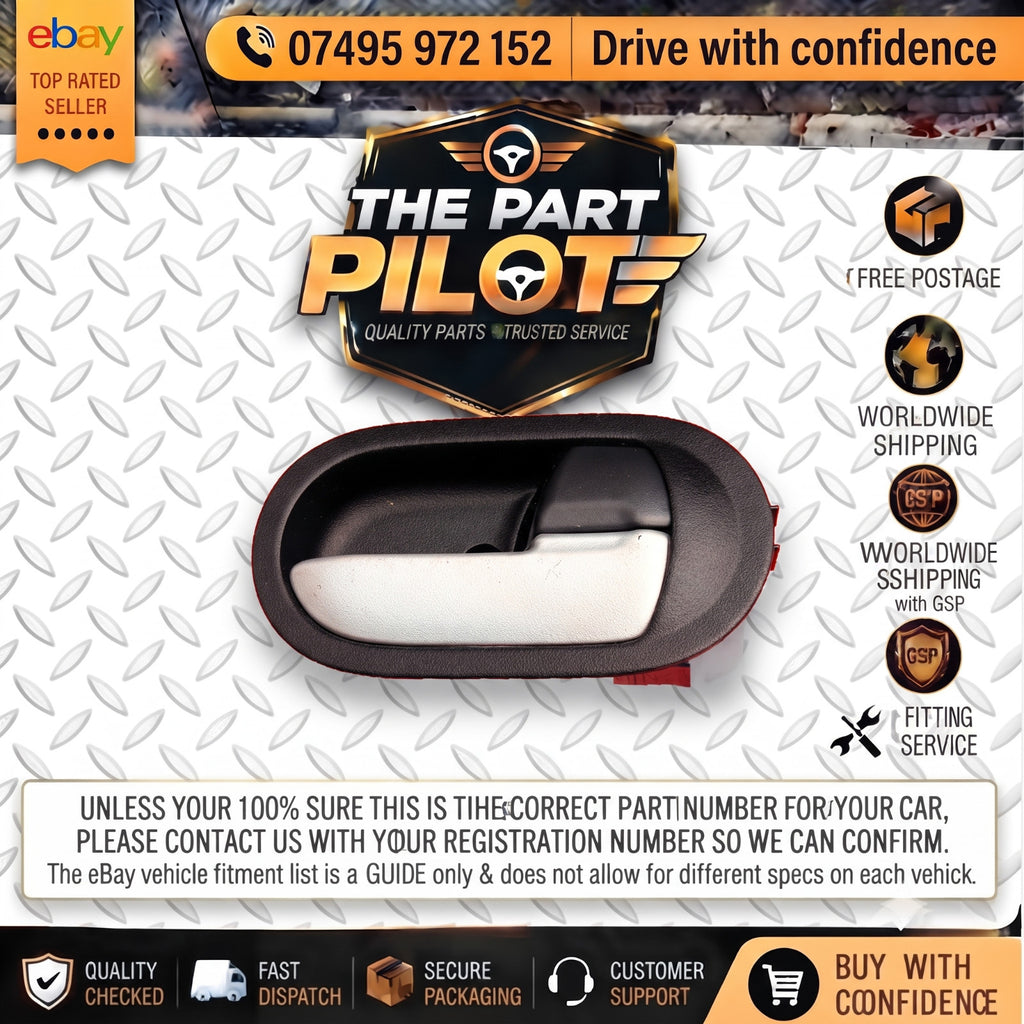 Mitsubishi Colt Mk6 Z30 Front Right Interior Door Handle Driver Offside 04-13