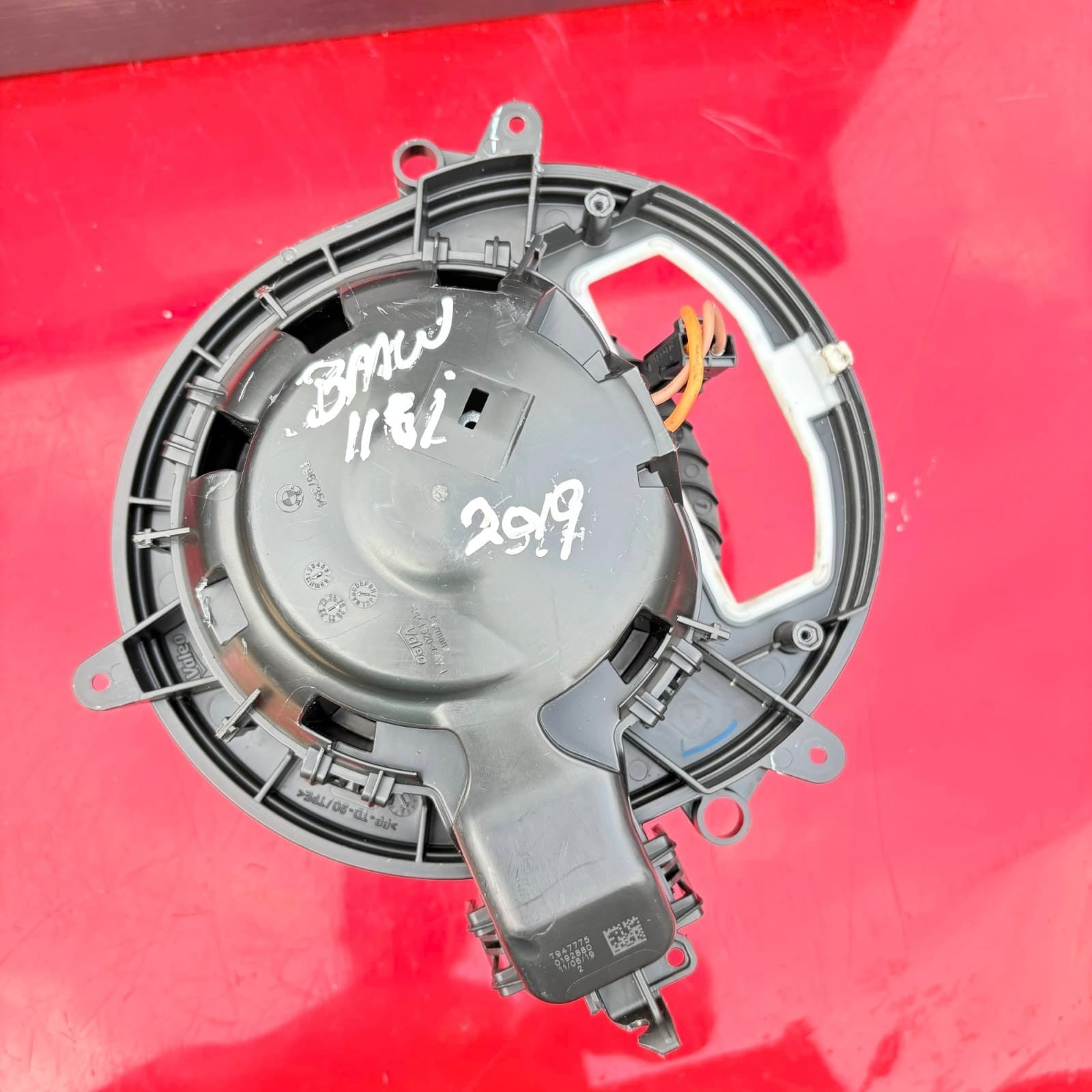 BMW 1 Series F20 F21 2019 Heater Blower Fan Motor T947769